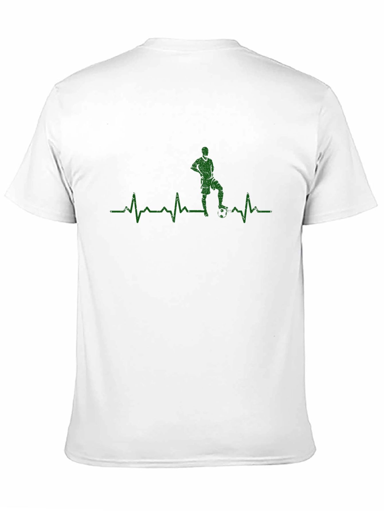 Black Soccer Heartbeat Tee - Passion on Display view 11