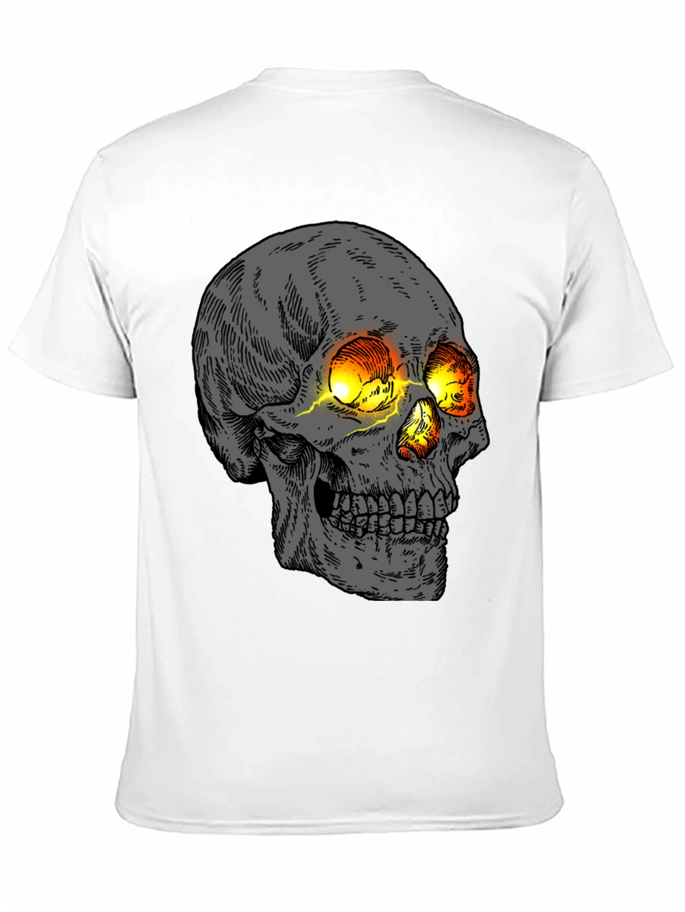 Skull Graphic T-Shirt - Men's Black Tee with Striking Design - 11