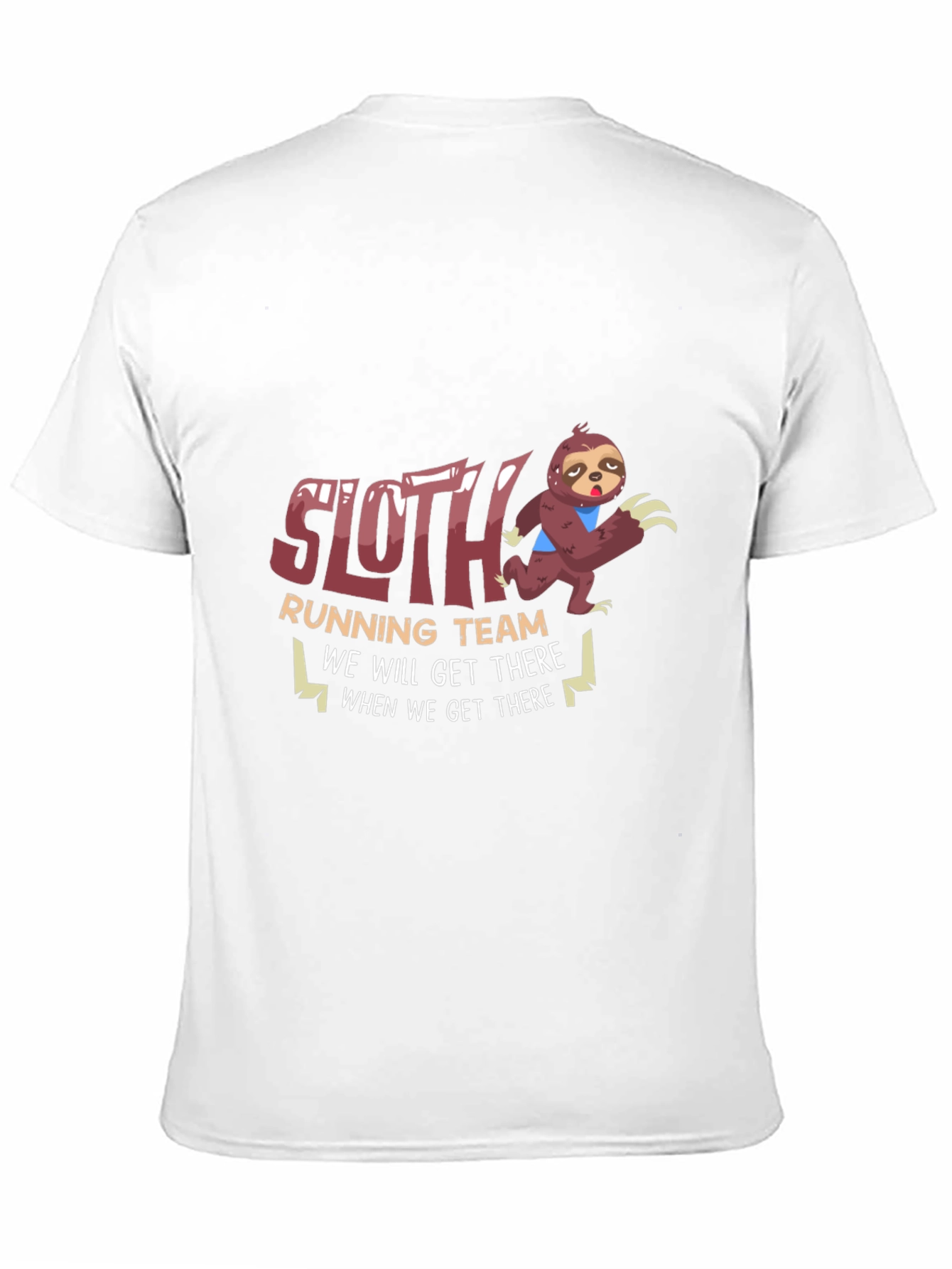 Black Sloth Running Team Novelty Tee view 11