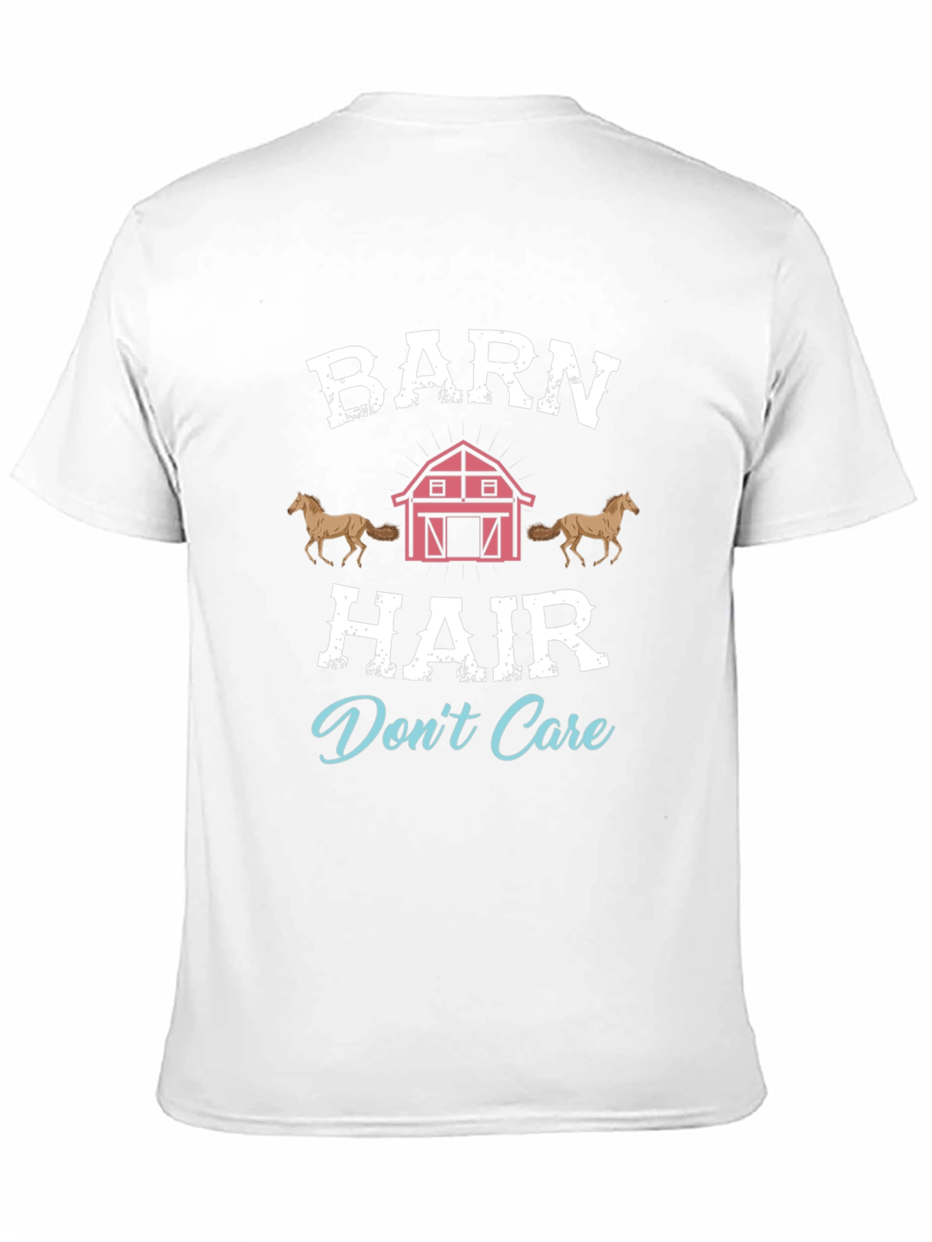 Black Barn Hair Don't Care Graphic T-Shirt view 11