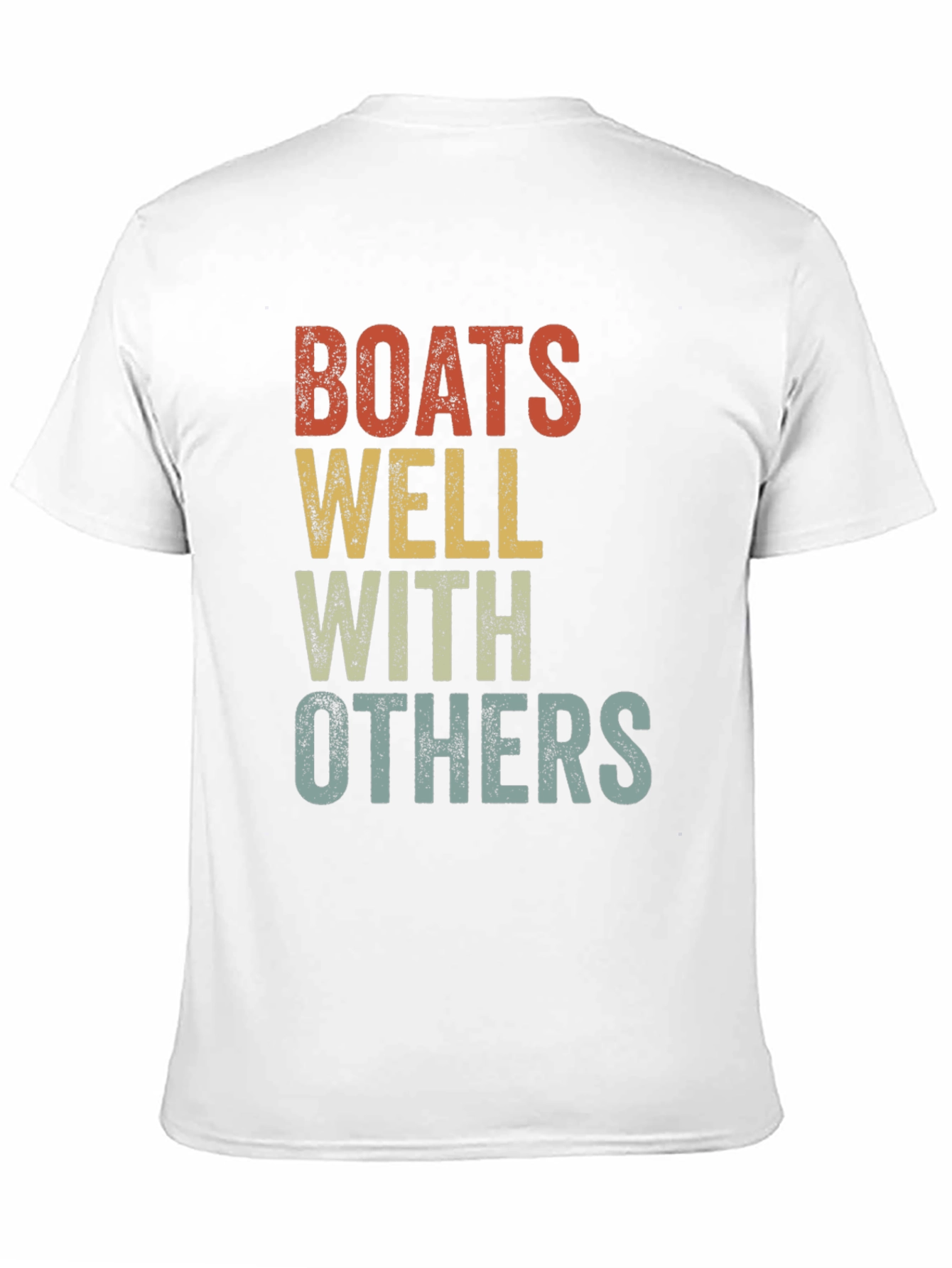 Boats Well With Others Graphic T-Shirt - 11