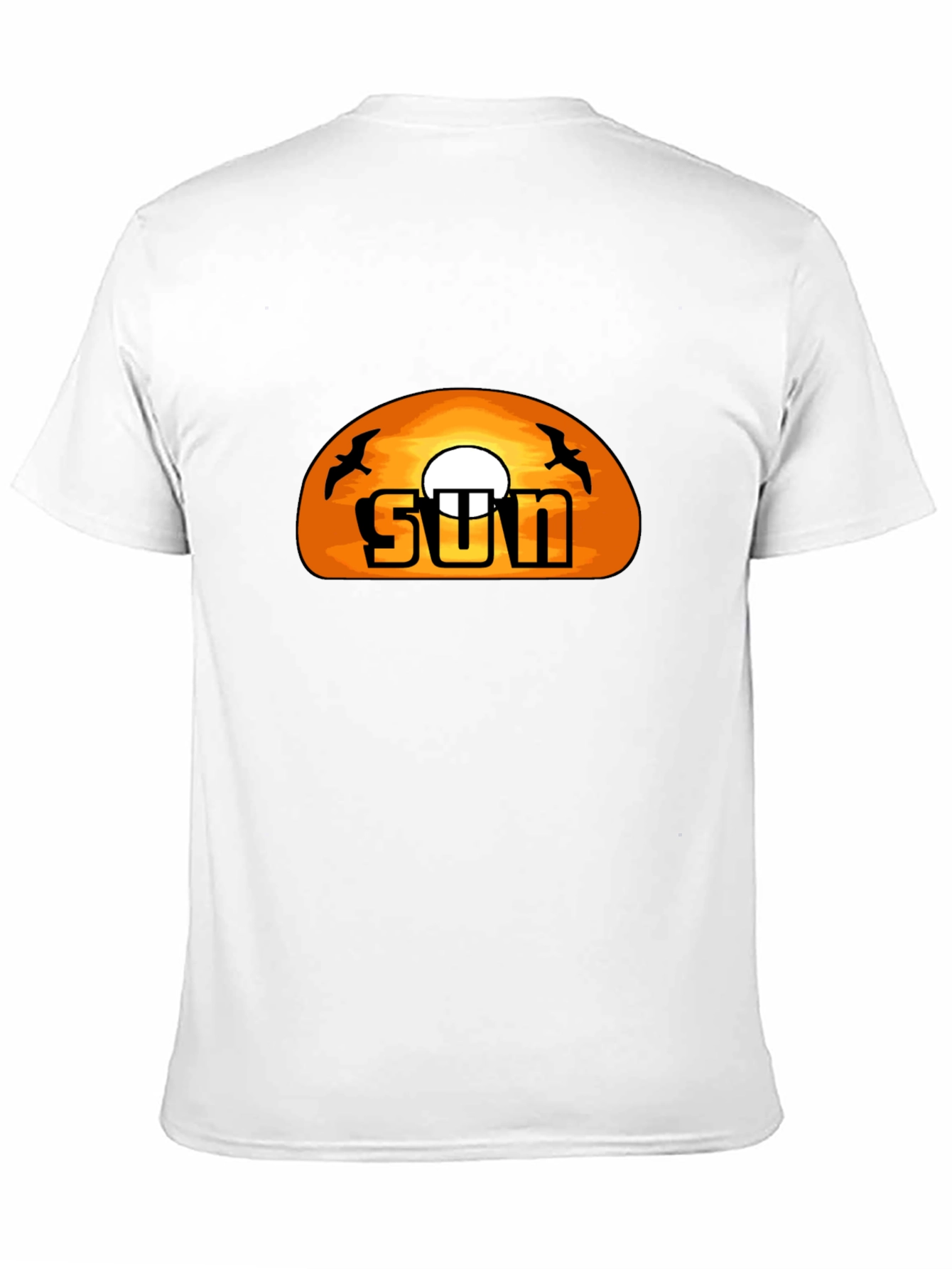 Black Sunset Graphic T-Shirt -  Cool Black Tee view 11