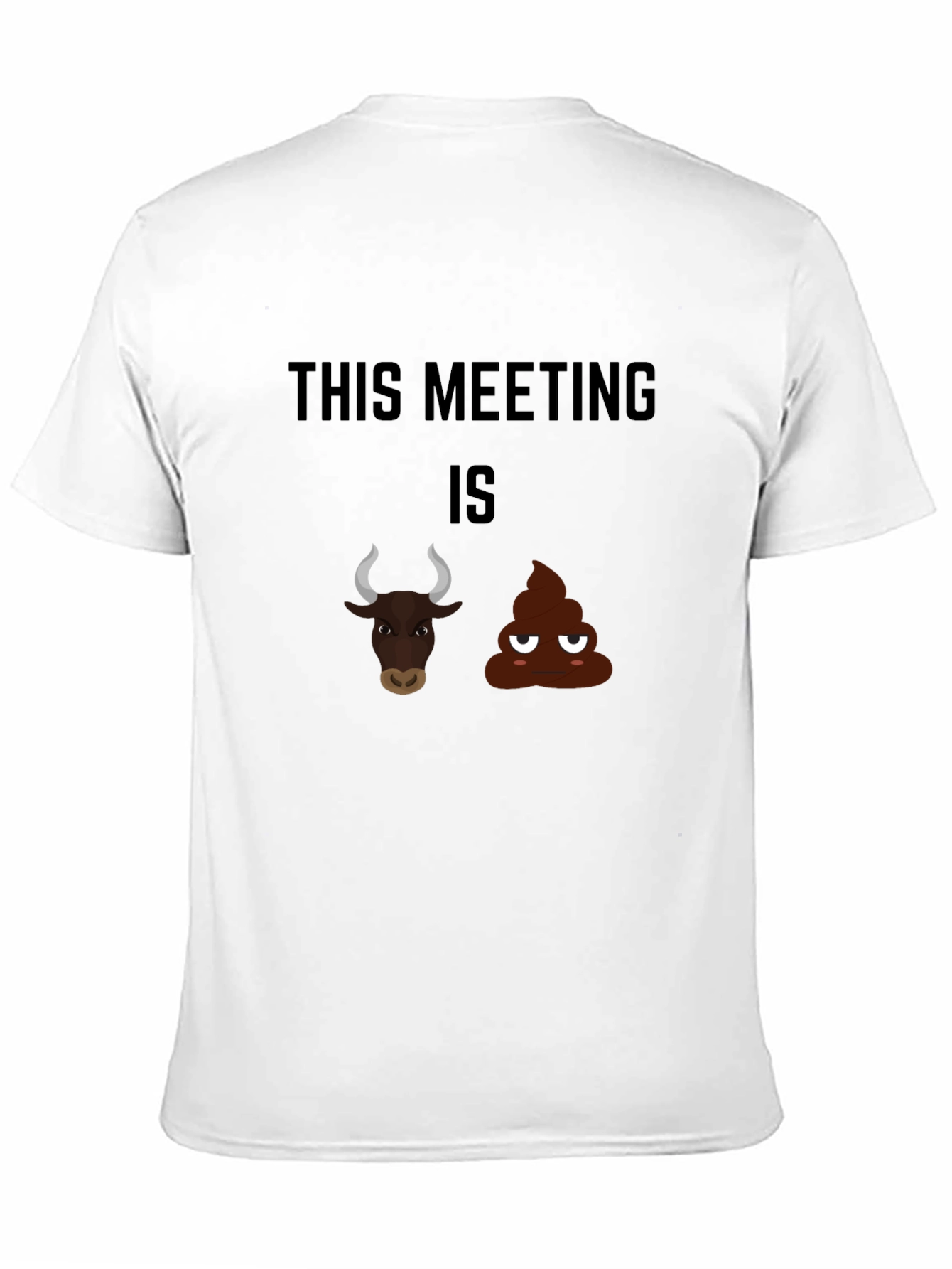 Black Funny 'This Meeting is Bullshit' Graphic Tee view 11