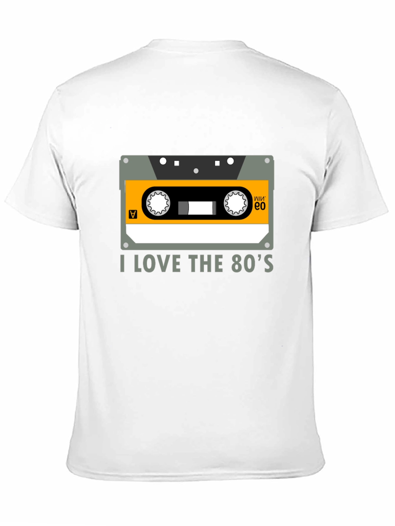 Black I Love the 80's Cassette Tape Black Graphic Tee view 11