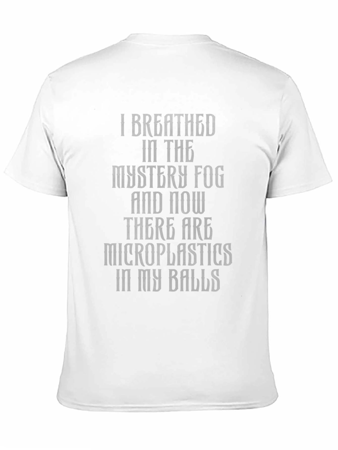 Black Mystery Fog Microplastics T-Shirt view 11