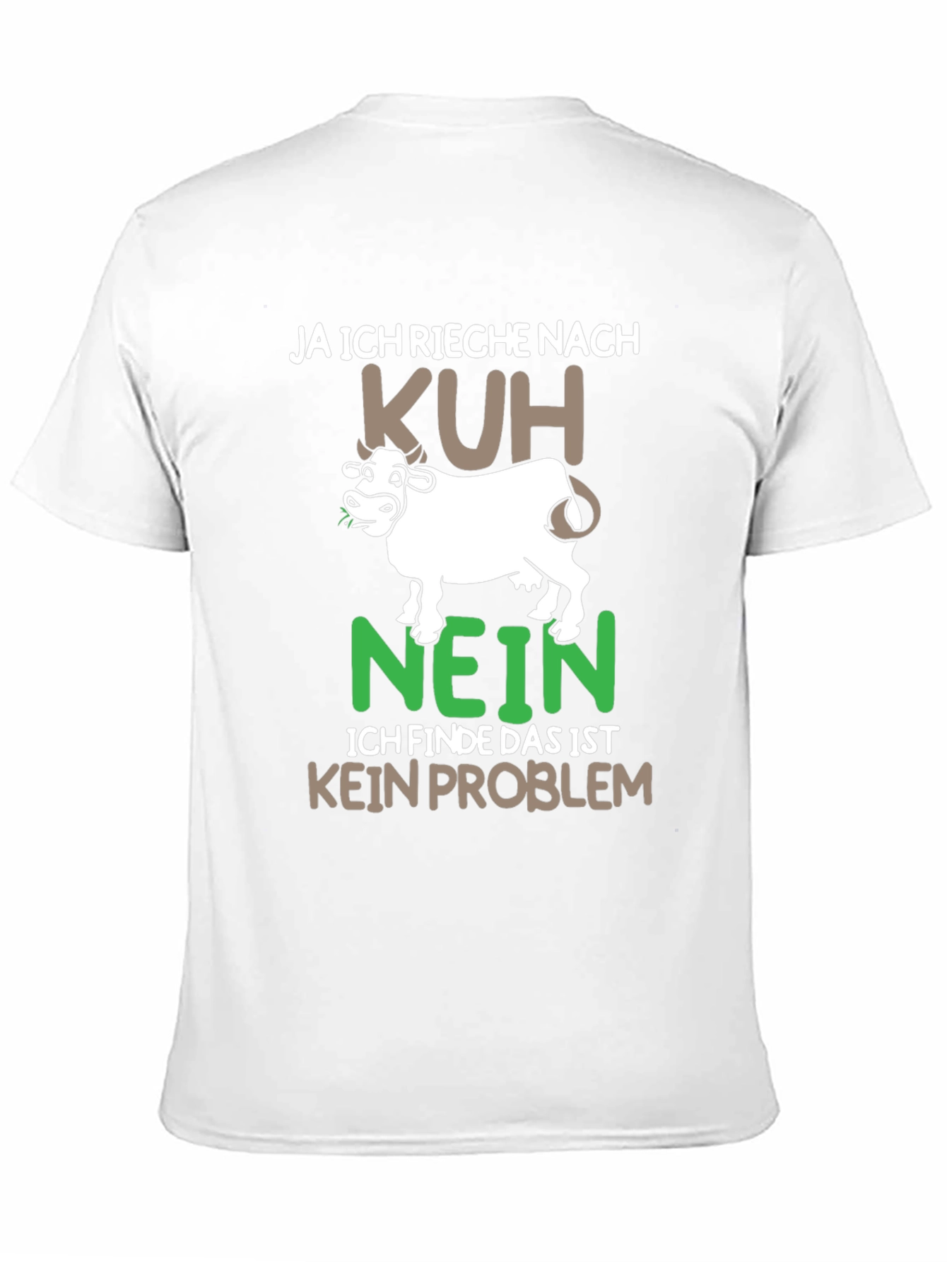 Funny Cow T-Shirt - "Ja Ich Rieche Nach Kuh" - 11