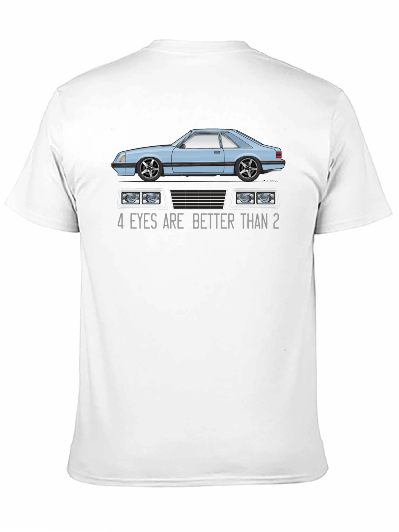 Black 4 Eyes Are Better Than 2 Graphic Tee view 11