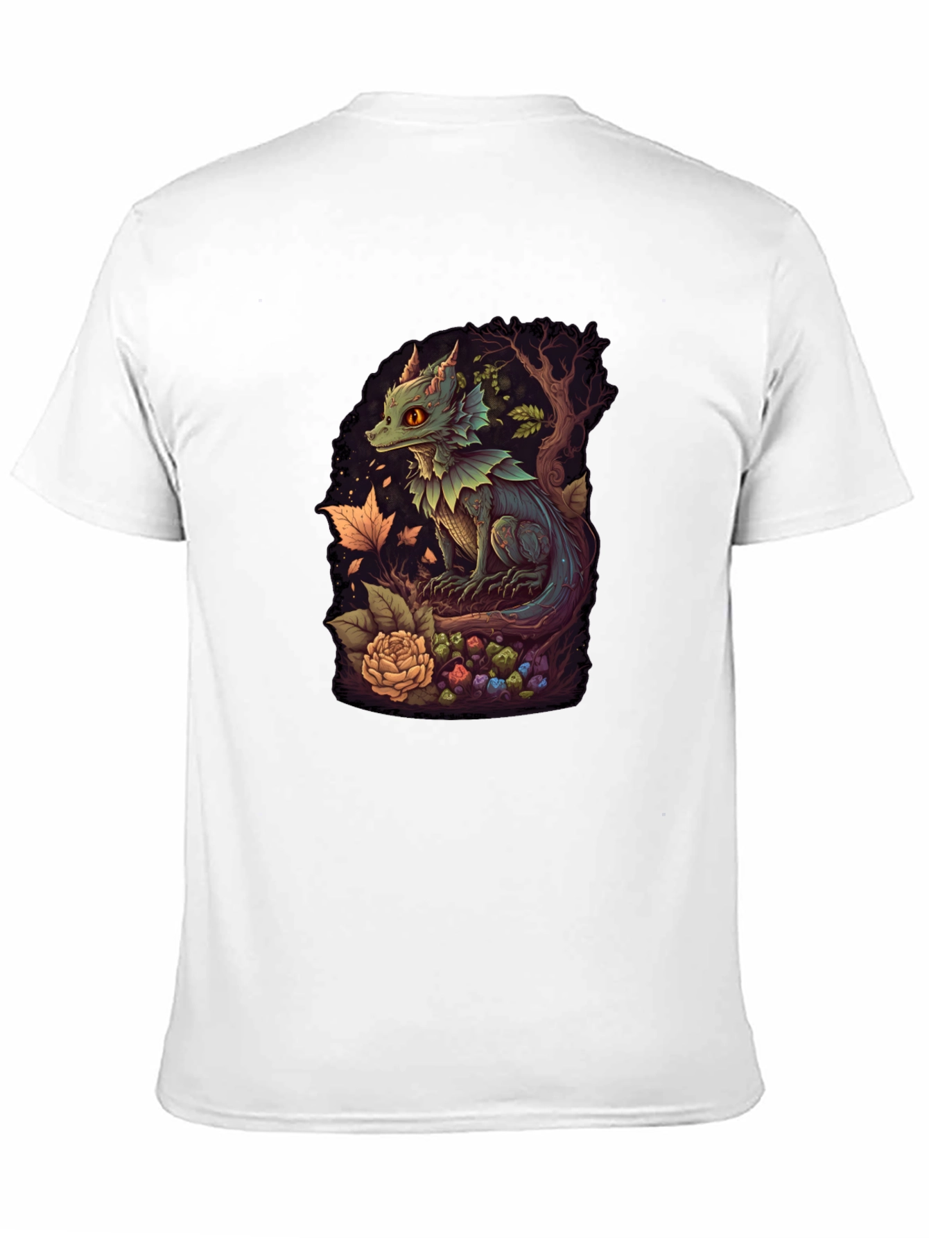 Black Dragon Graphic Tee - Unique Fantasy Design view 11