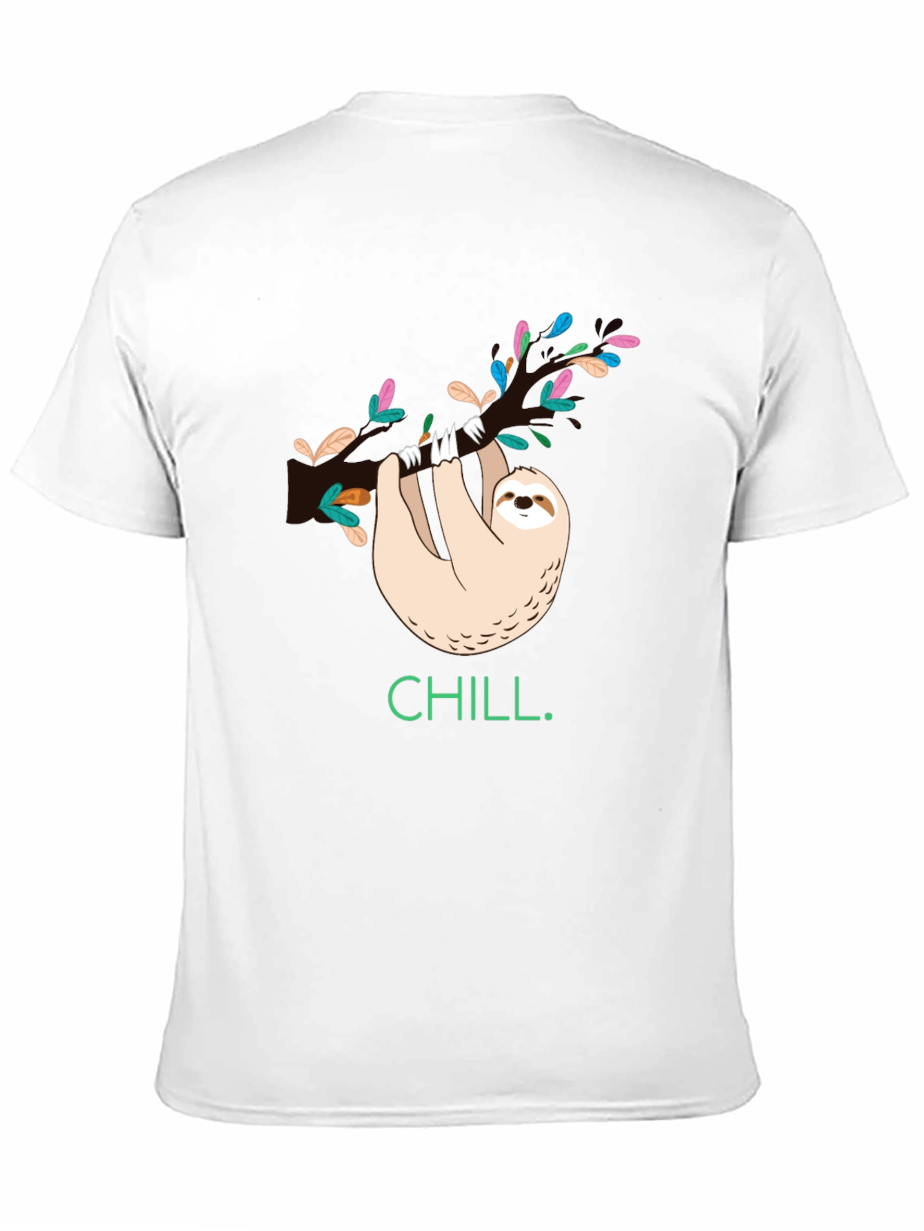 Black Chill Sloth Graphic T-Shirt - Relaxed & Stylish Tee view 11