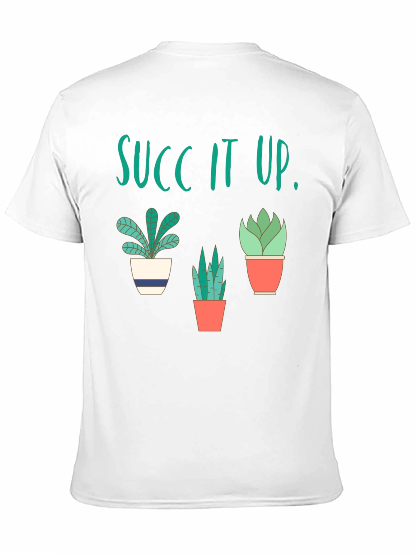 Black Succ It Up! Graphic T-Shirt - Funny Plant Lover Tee view 11