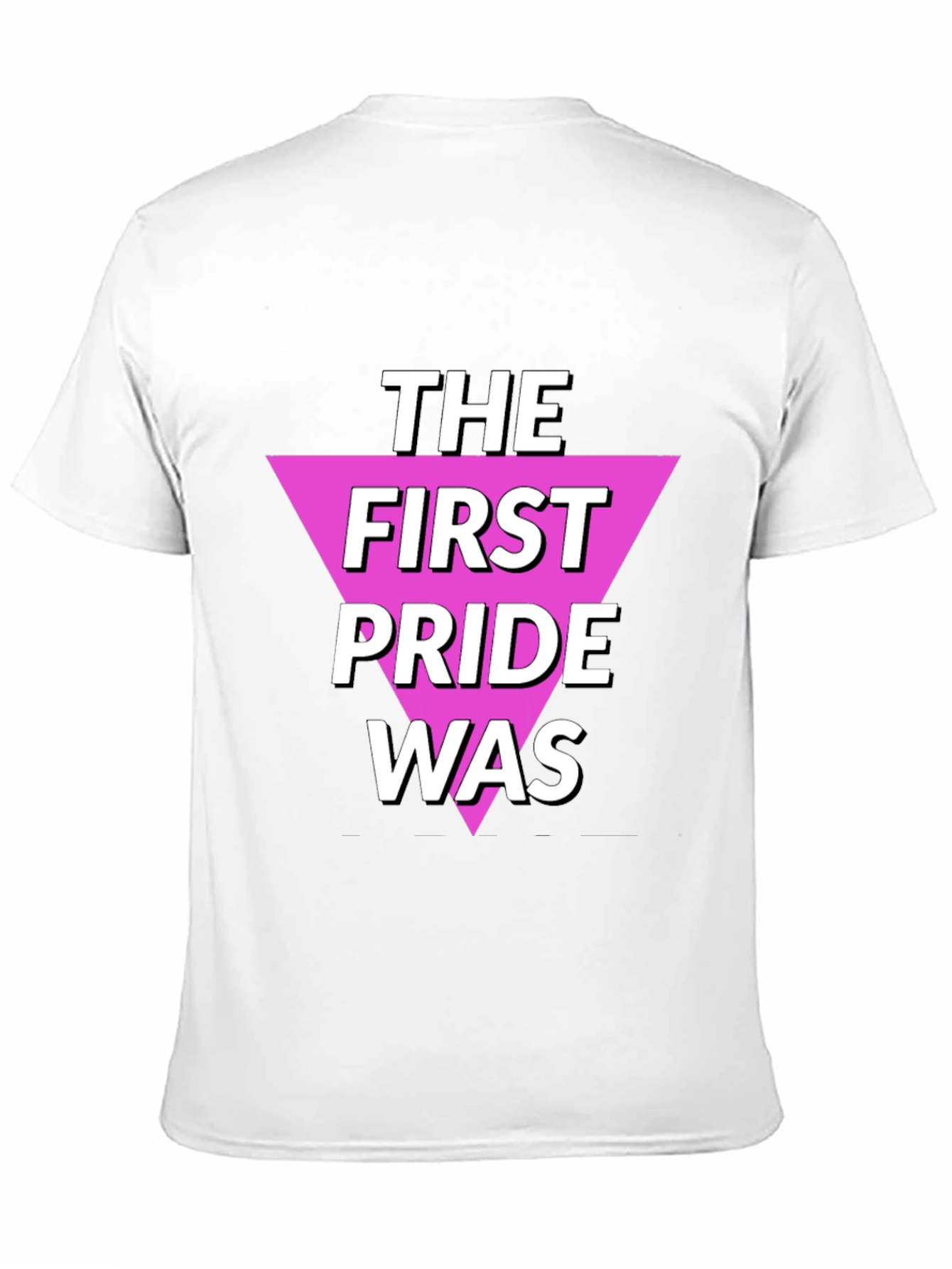 Black The First Pride Was Graphic Tee view 11