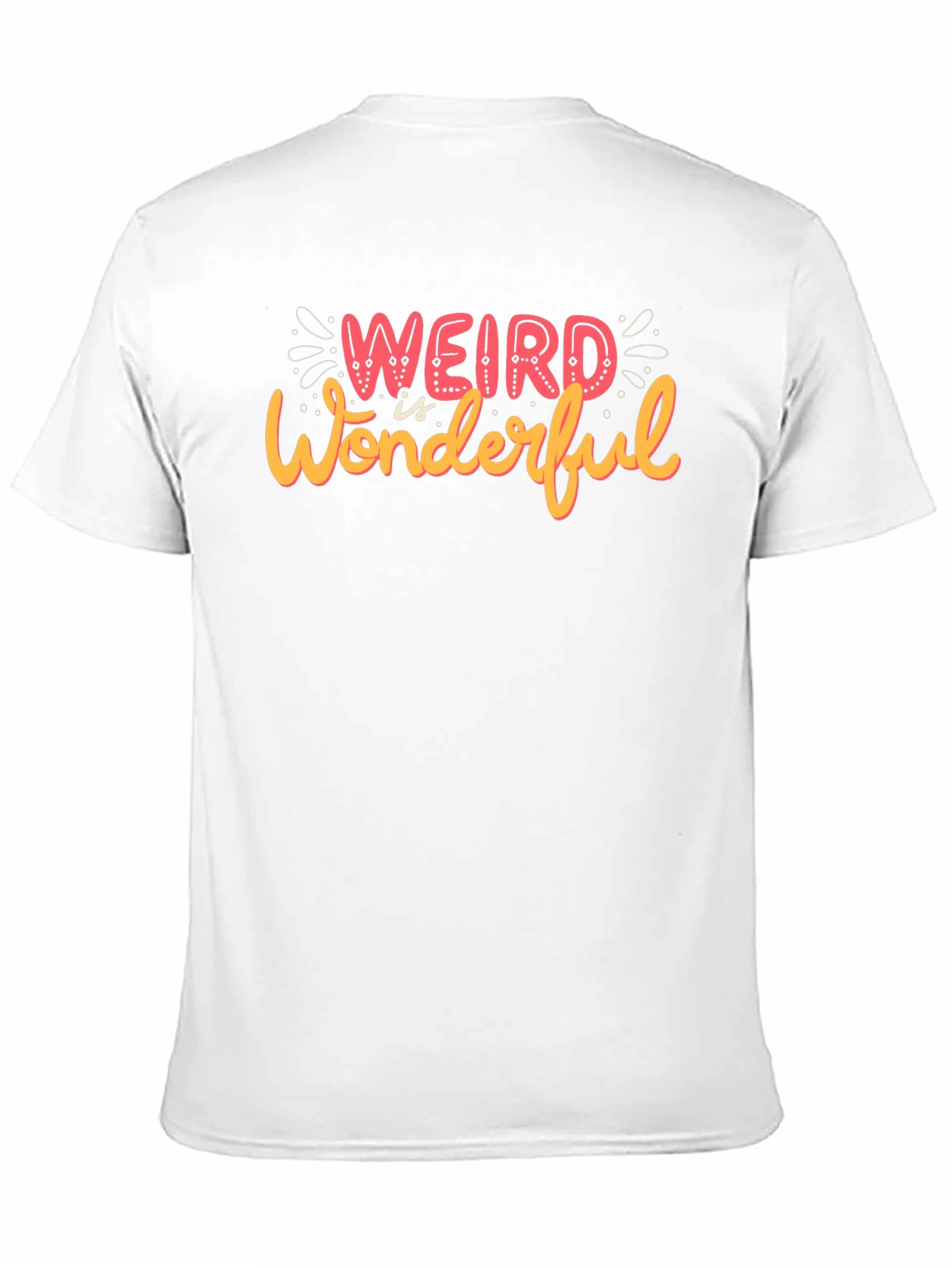 Black Weird Is Wonderful Graphic Tee view 11