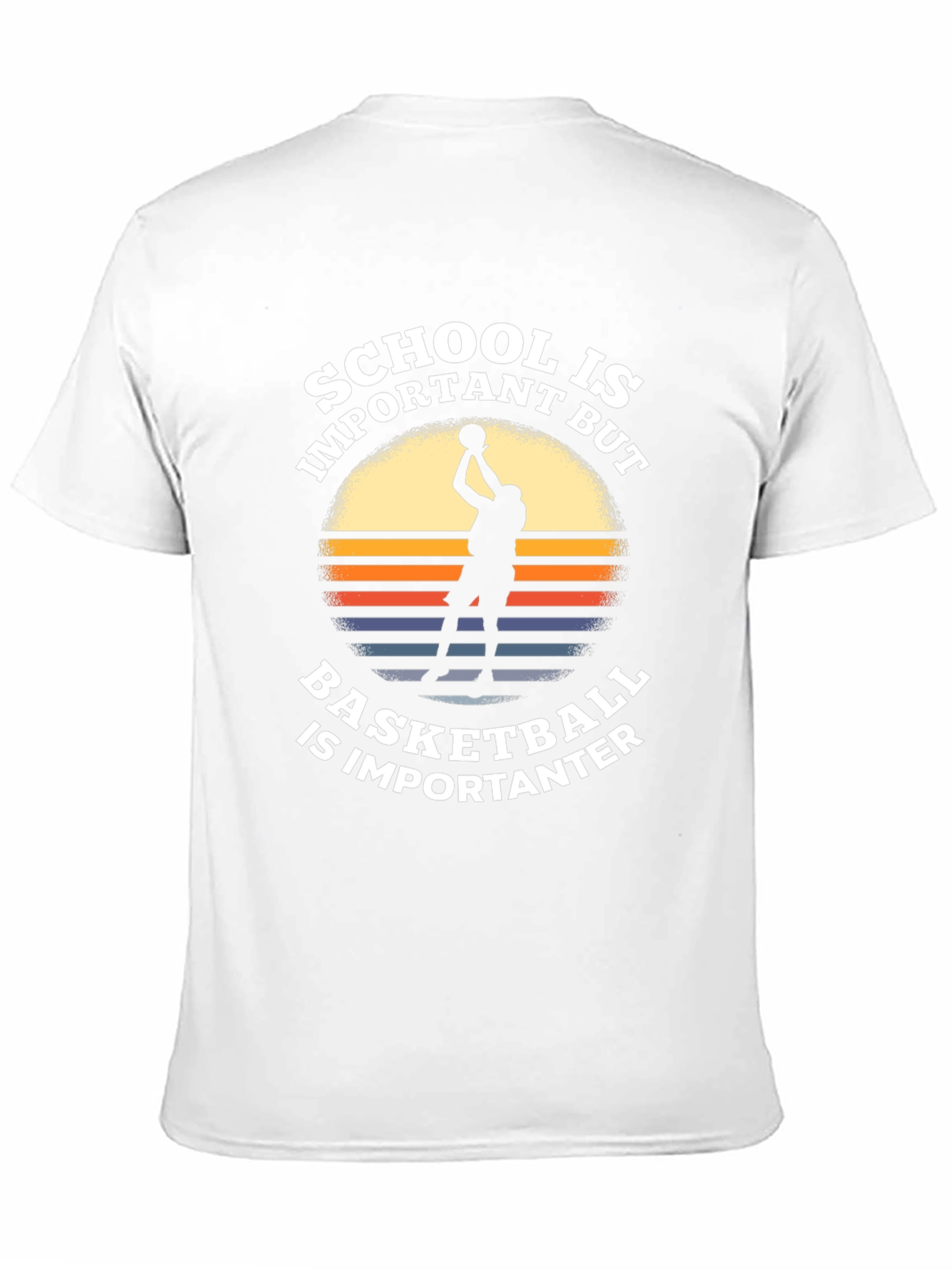 Black Basketball is Importanter T-Shirt view 11