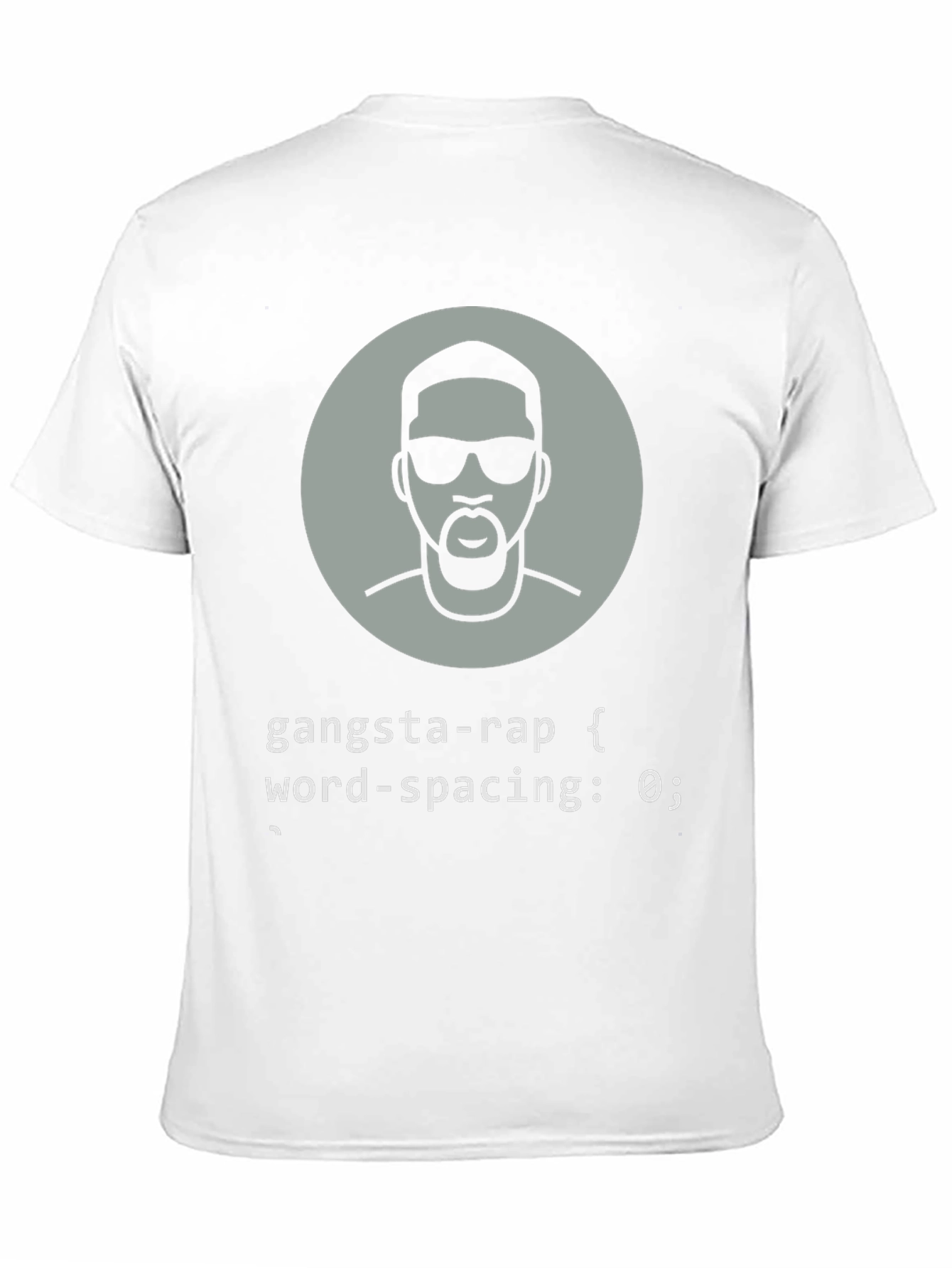 Black Gangsta Rap CSS Code Black T-Shirt view 11