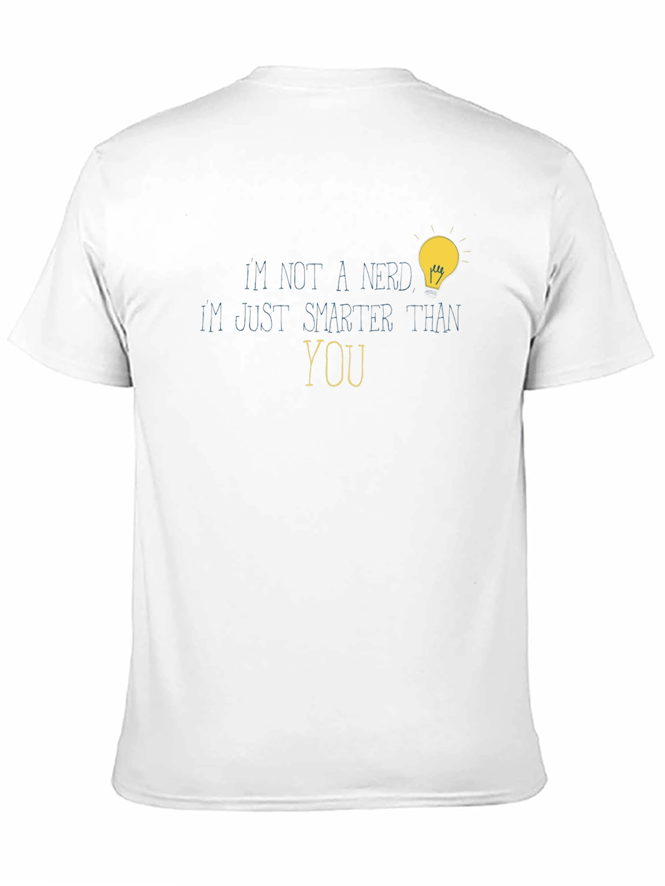 Black I'm Not A Nerd T-Shirt - Smart Humor Tee view 11