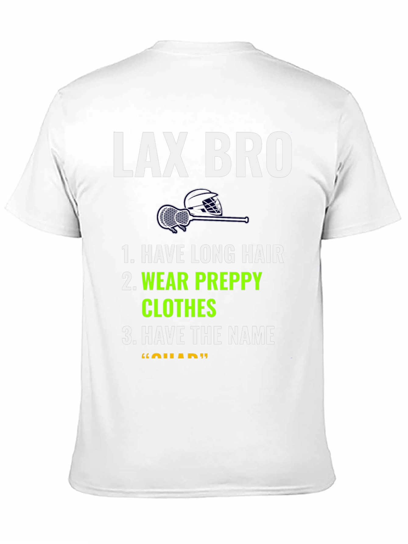 Black LAX BRO T-Shirt | Lacrosse Inspired Tee view 11