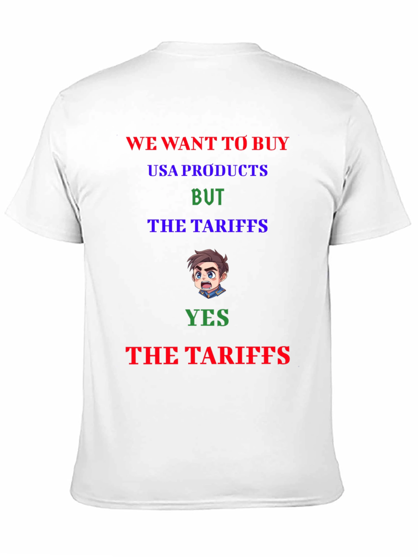 Black Funny Tariff T-Shirt - USA Products Buyer view 11