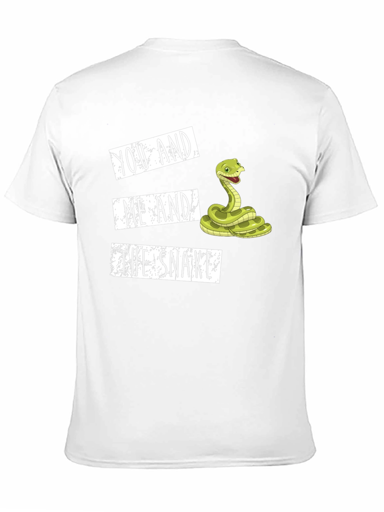 Black You and Me and the Snake Graphic Tee view 11