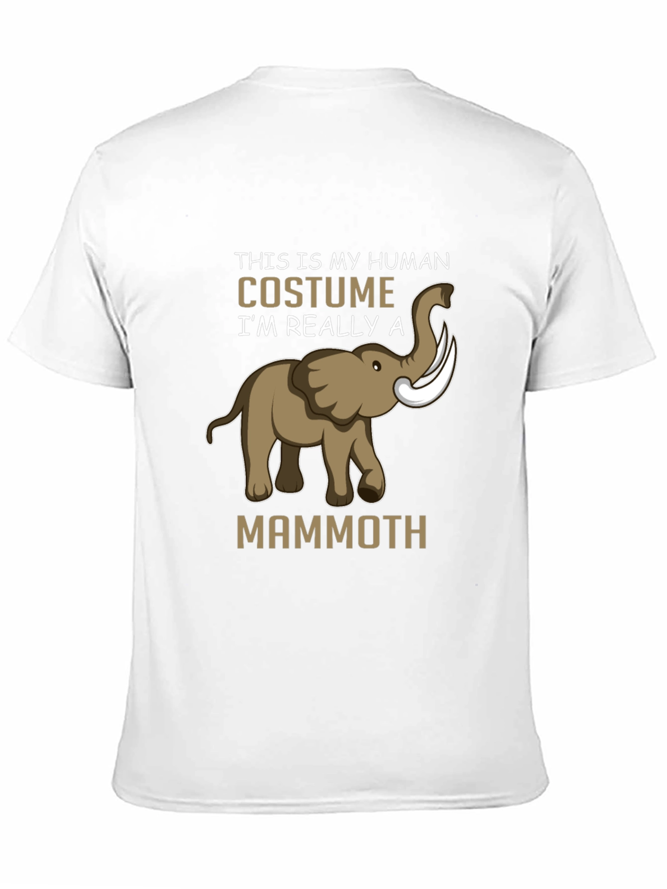 Black Human Costume Mammoth Graphic Tee view 11