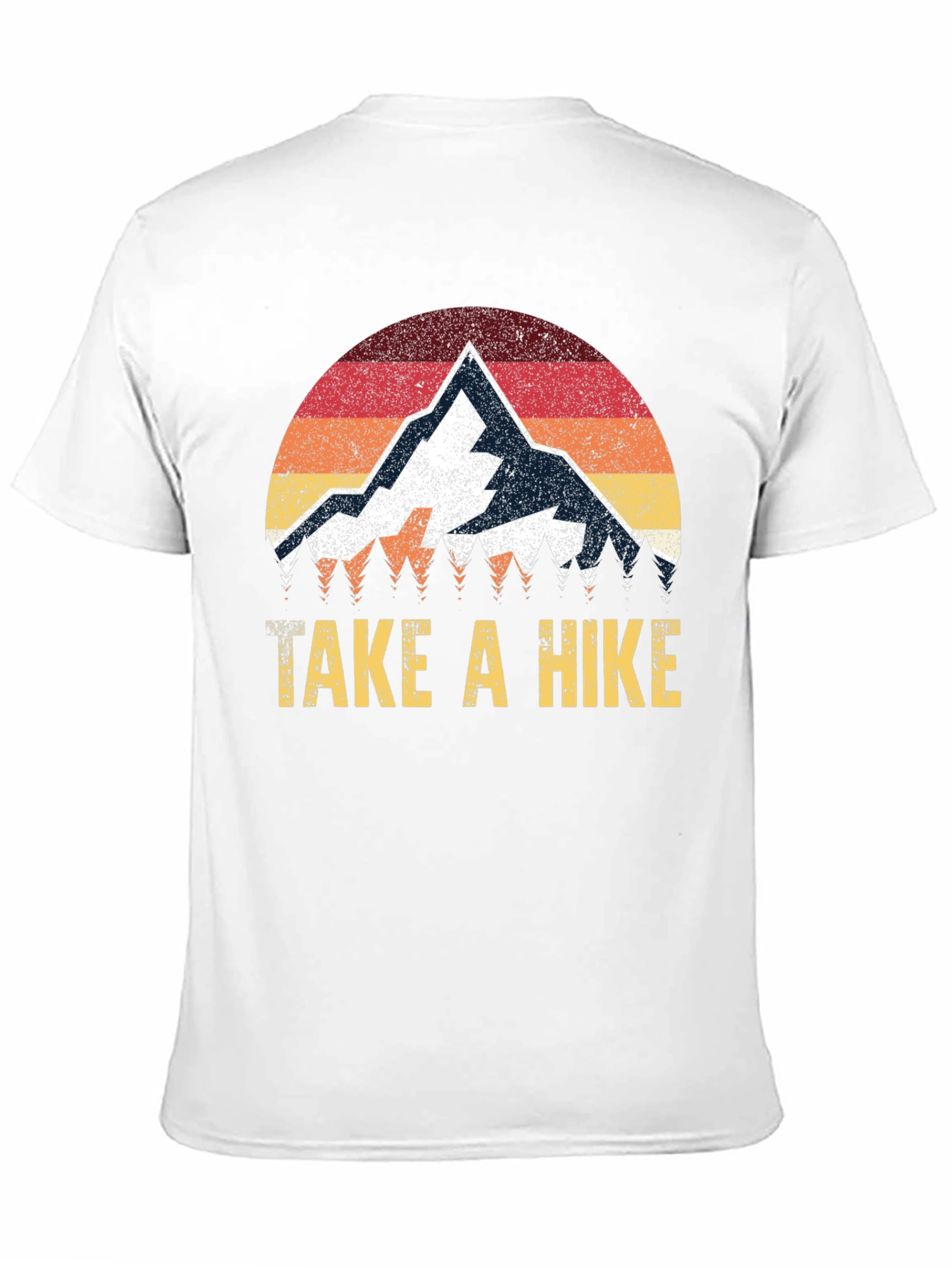 Black Take a Hike Graphic Tee - Retro Mountain Design view 11