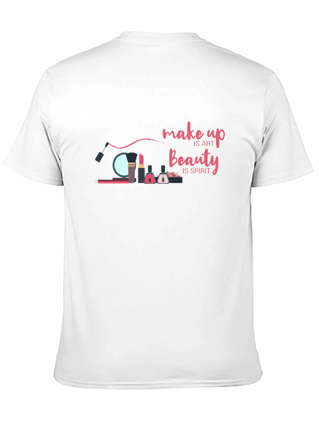 Black Makeup is Art T-Shirt - Beauty and Spirit Design view 11