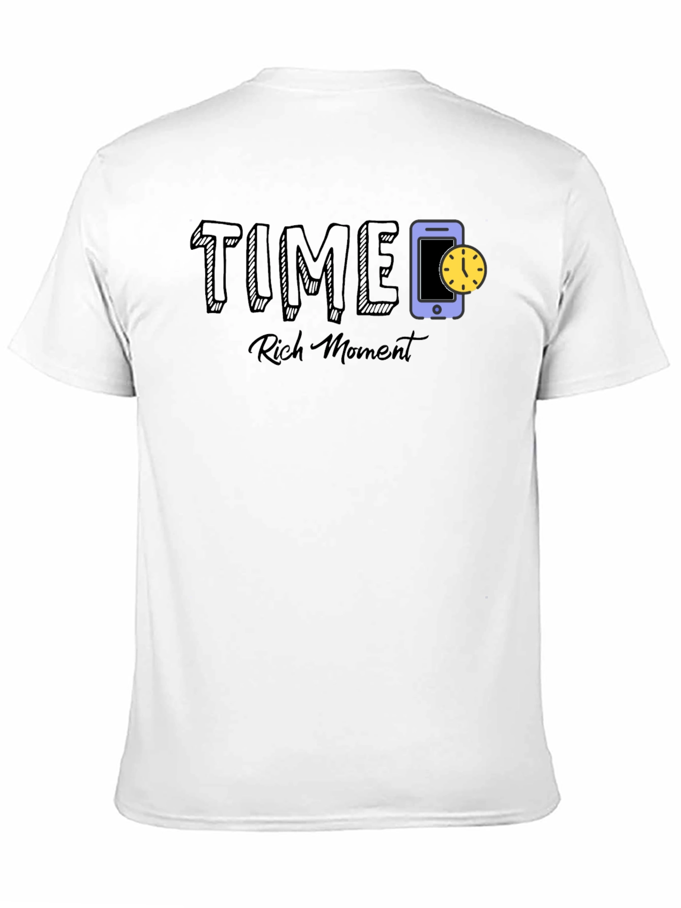 Black Time Rich Moment T-Shirt view 11