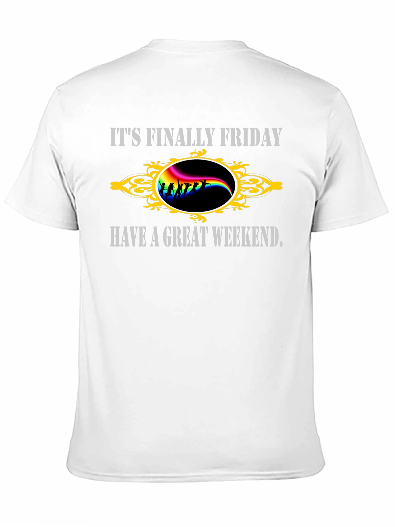 Black It's Finally Friday T-Shirt view 11