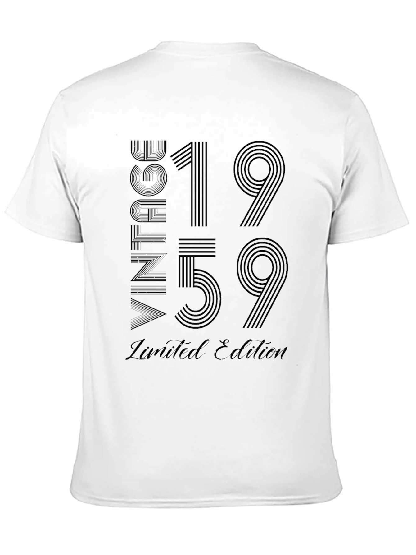 Black Vintage 1959 Limited Edition Black T-Shirt view 11