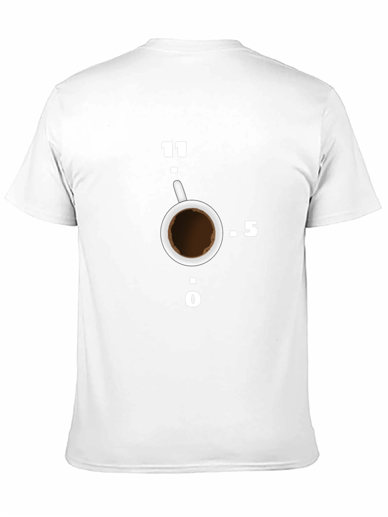 Black Coffee Time Tee - Stylish Clock Design view 11