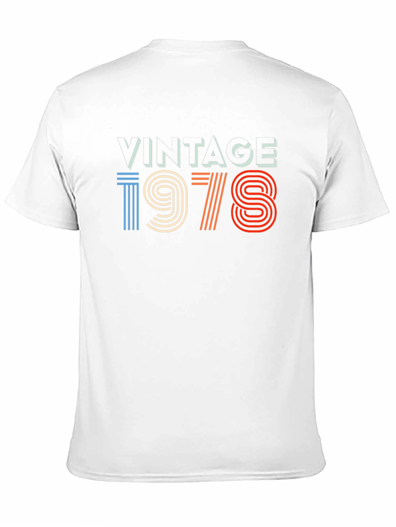 Black Vintage 1978 Graphic Tee - Retro Birthday T-Shirt view 11
