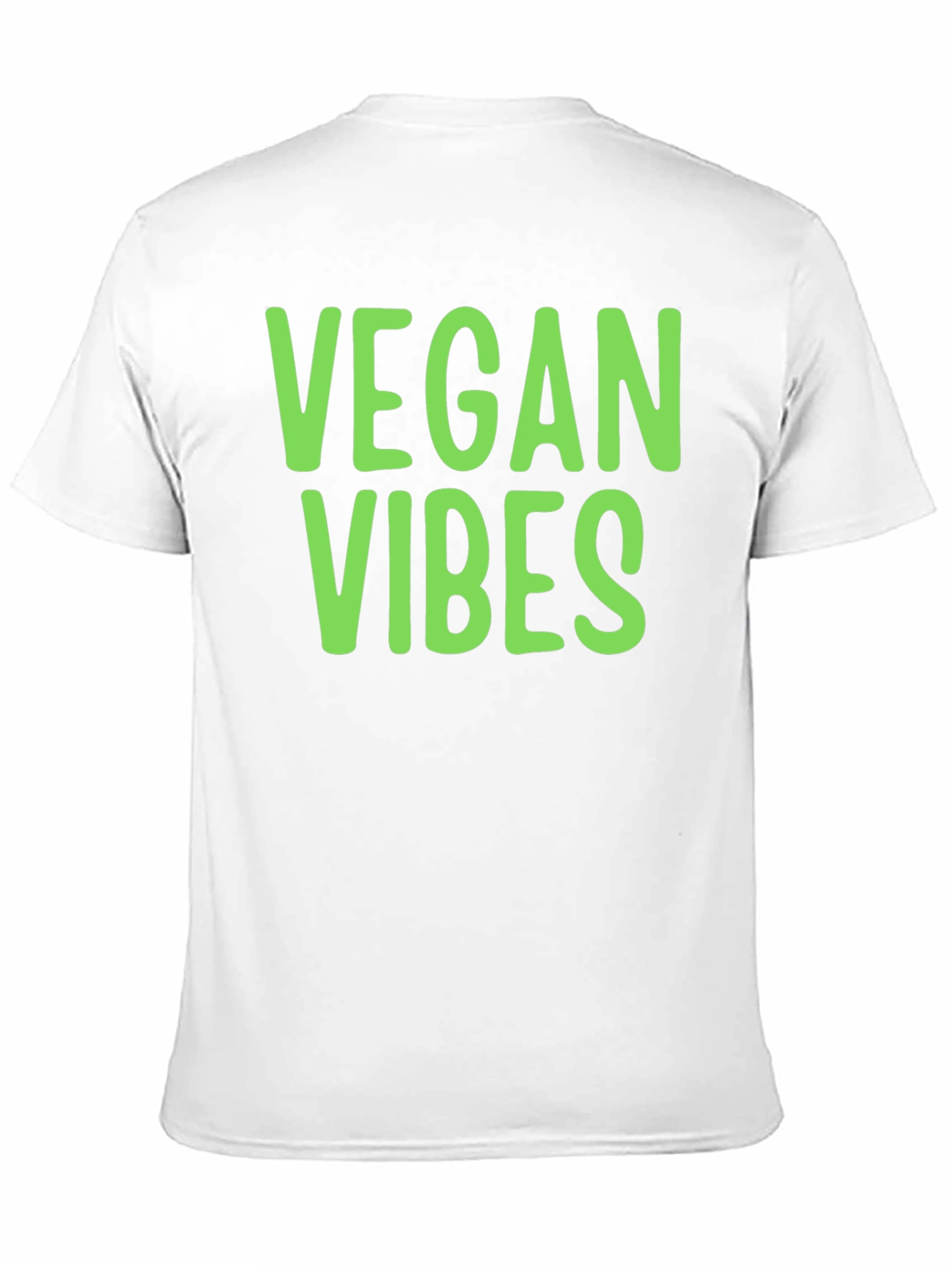 Vegan Vibes T-Shirt - Black, Casual Style - 11