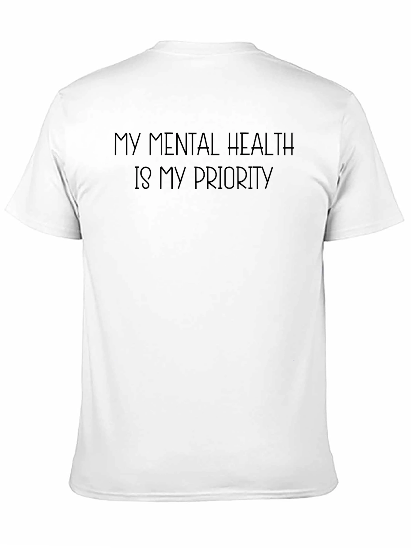Black Mental Health Priority Black T-Shirt view 11