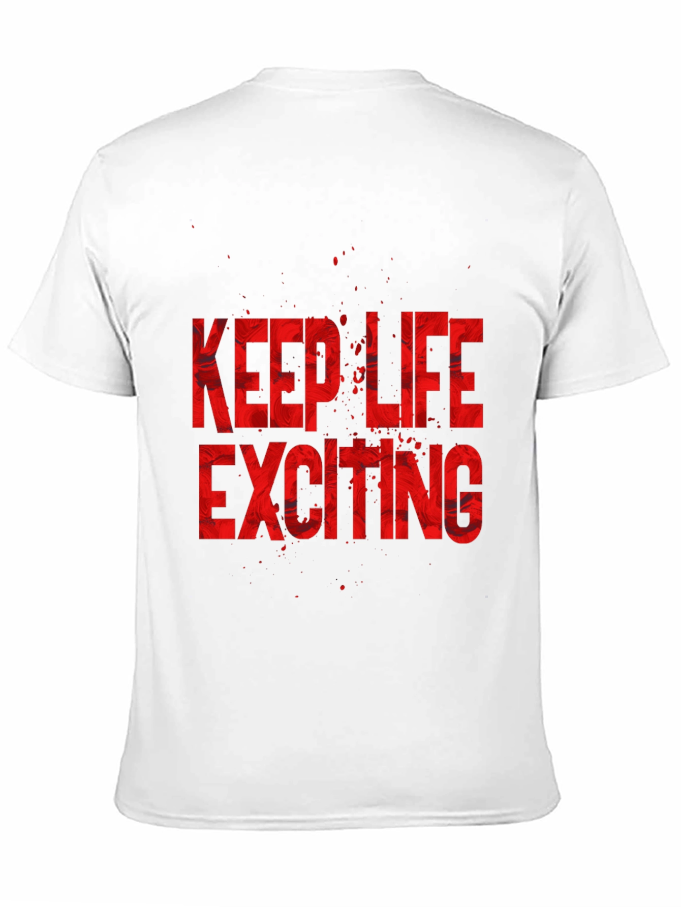 Black Keep Life Exciting Graphic T-Shirt view 11