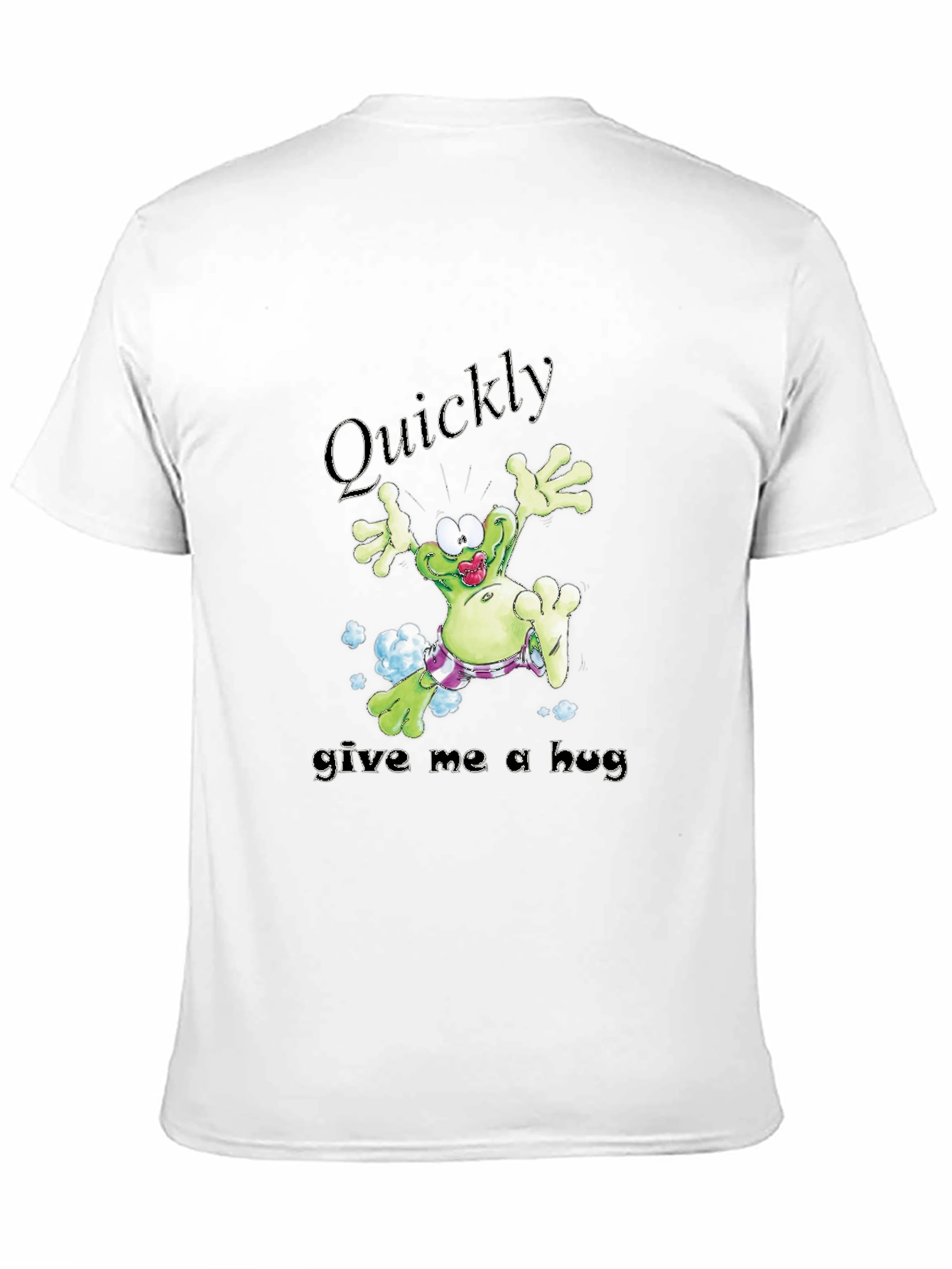Black Frog 'Quickly Give Me a Hug' Black T-Shirt view 11