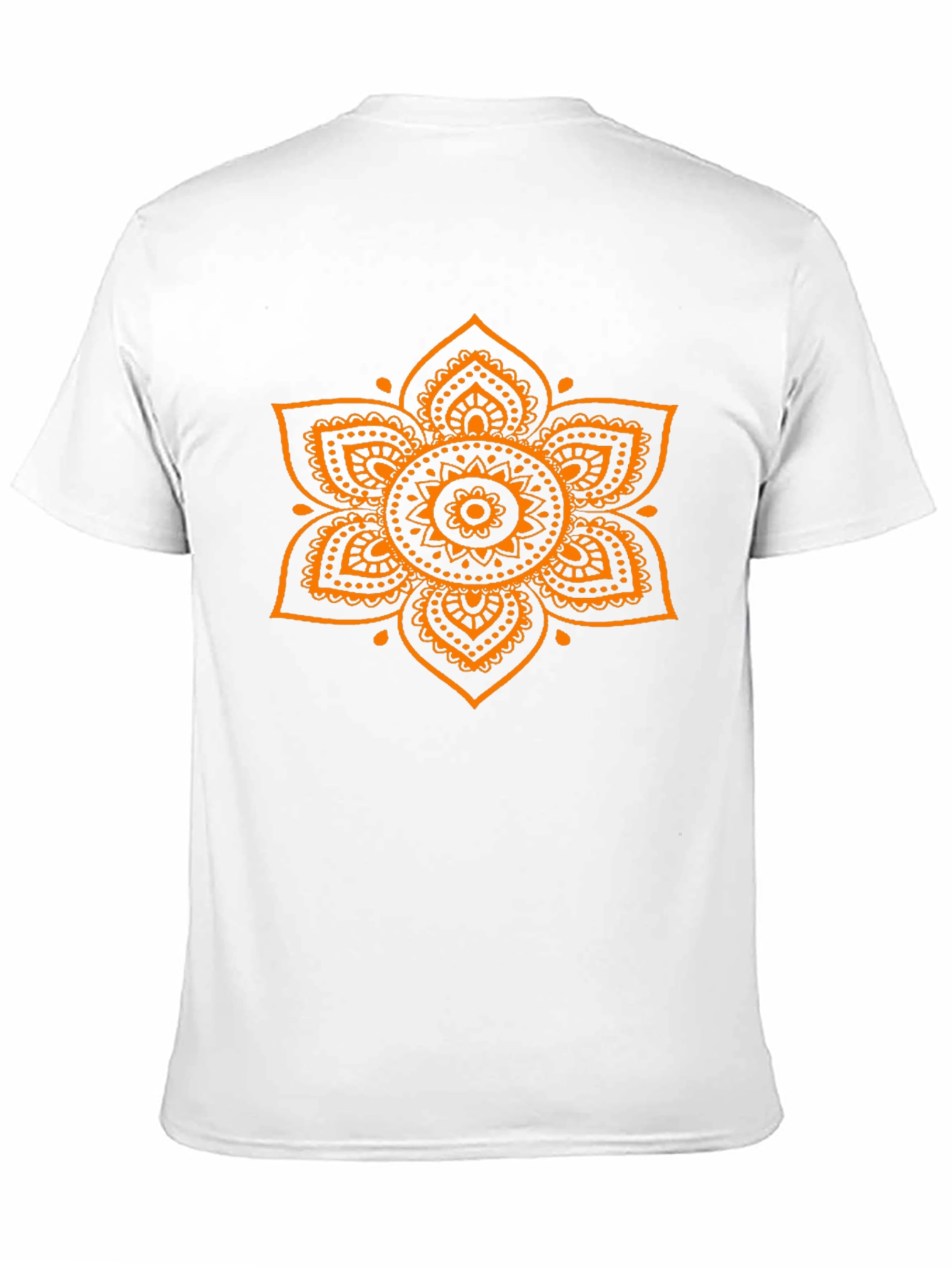 Black Black Tee with Mandala Print view 11