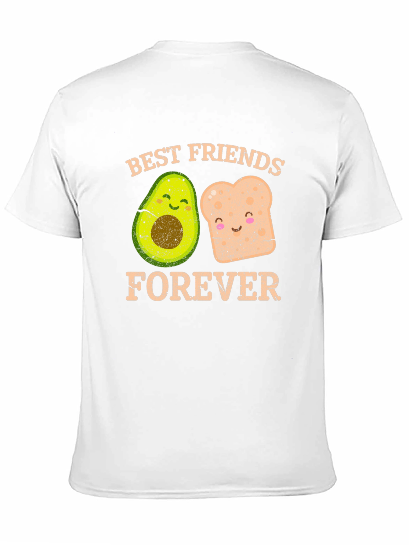 Black Best Friends Forever Avocado and Toast Graphic Tee view 11