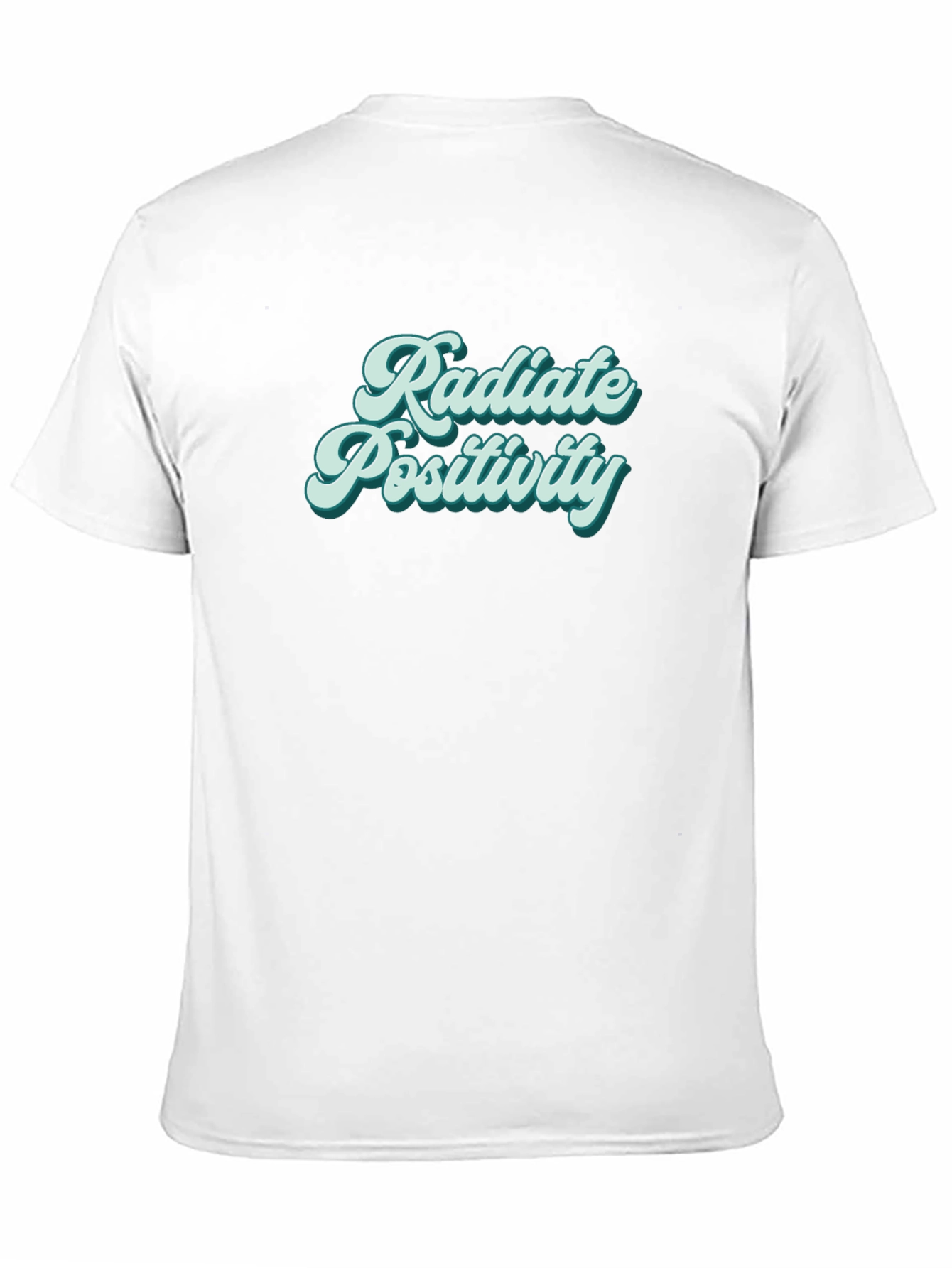 Black Radiate Positivity Black Graphic Tee view 11