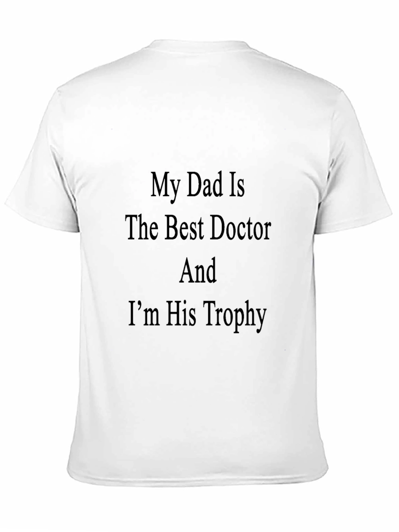 Black Dad Doctor Trophy T-Shirt view 11