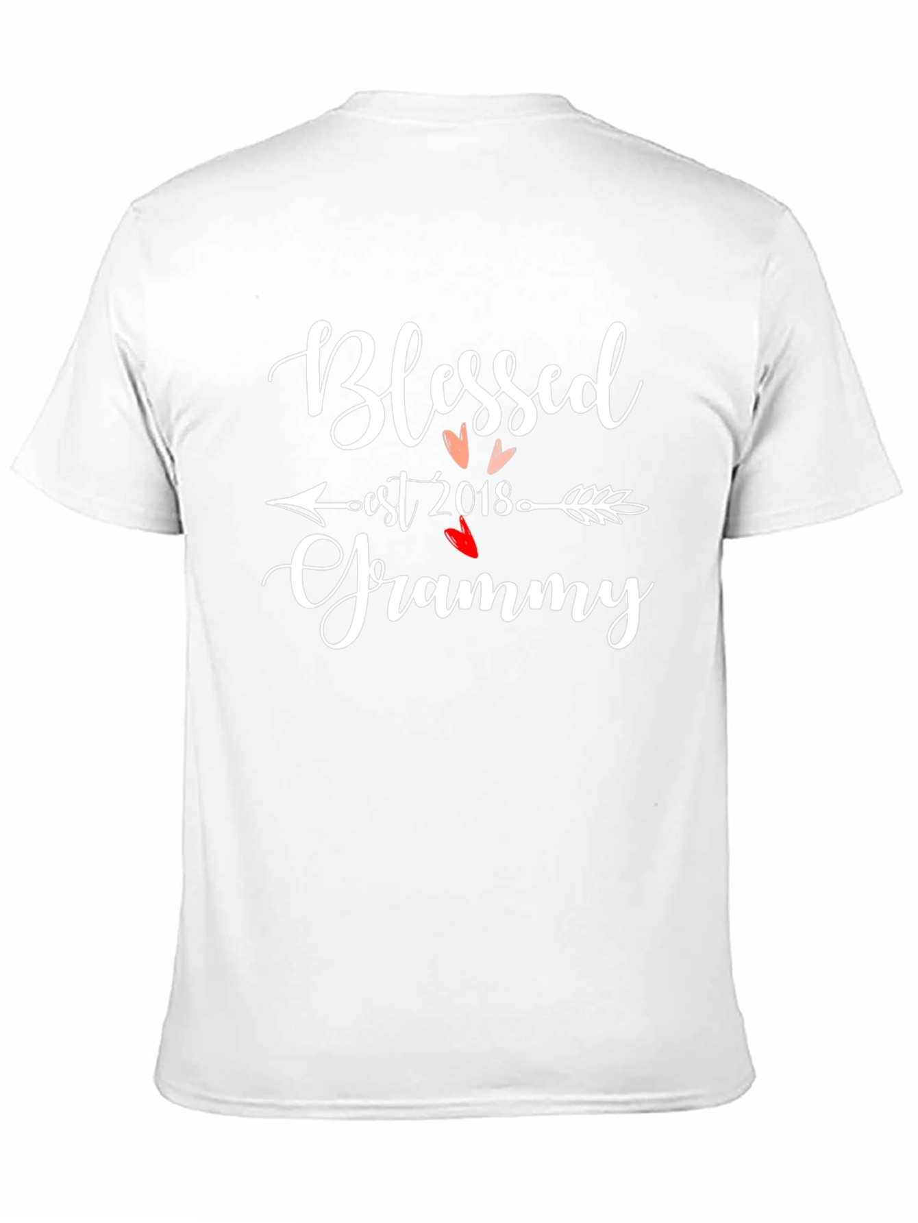 Black Blessed Grammy Est. 2018 Graphic T-Shirt view 11