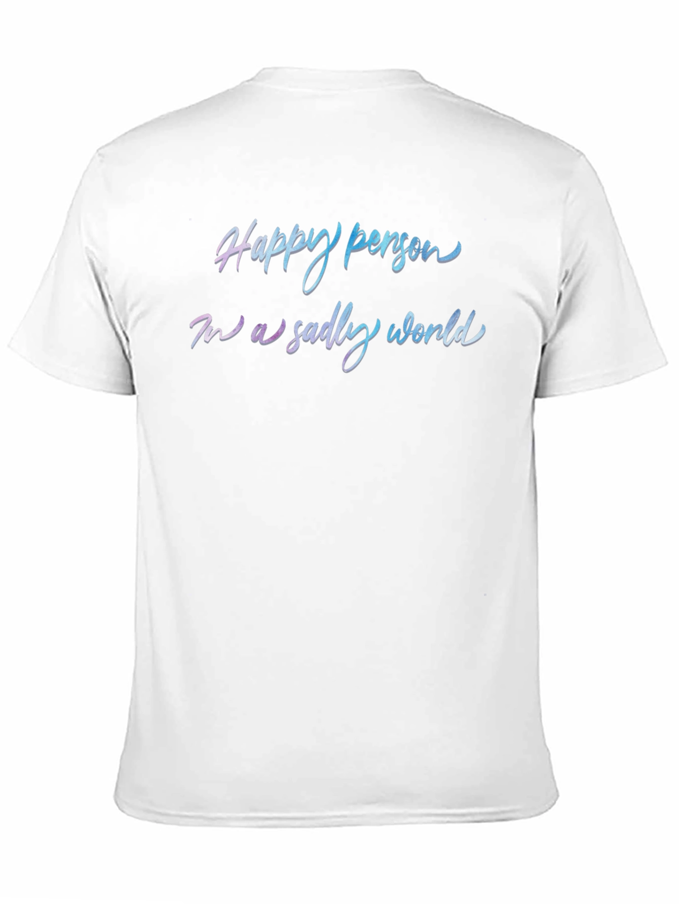 Black Happy Person T-Shirt - Trendy Slogan Tee view 11