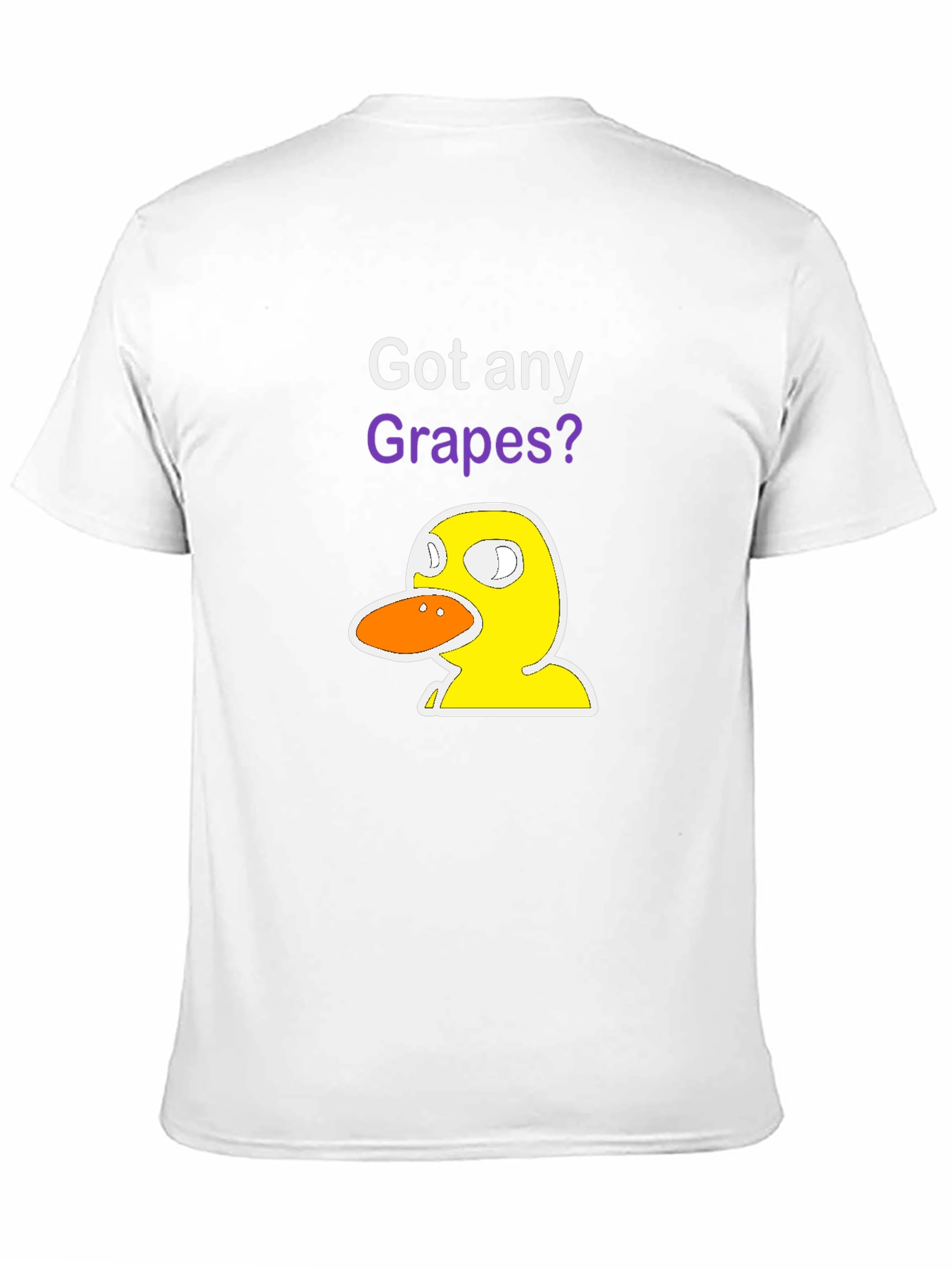Black Got Any Grapes? Duck T-Shirt - Funny Graphic Tee view 11