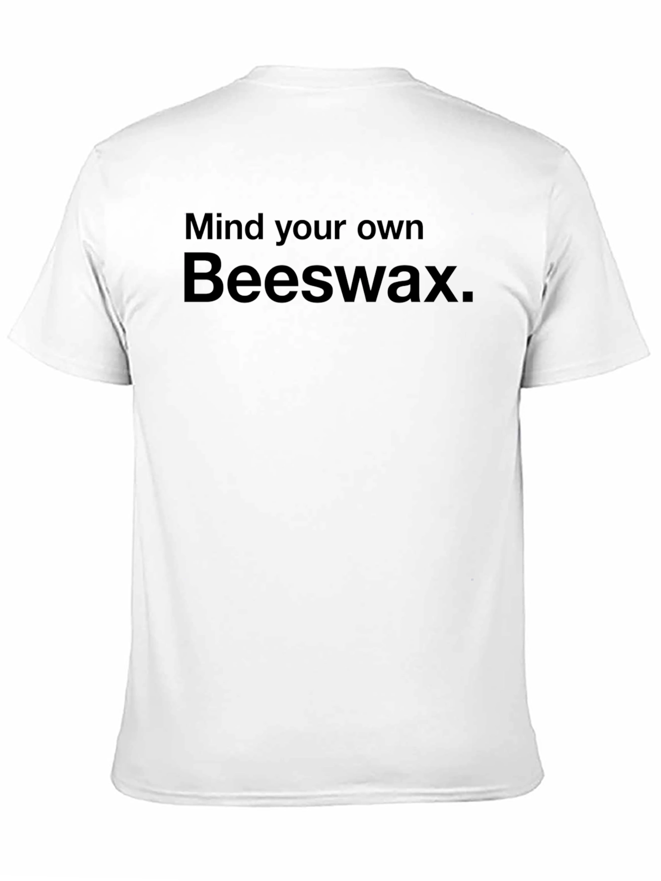 Black Mind Your Own Beeswax Graphic Tee view 11
