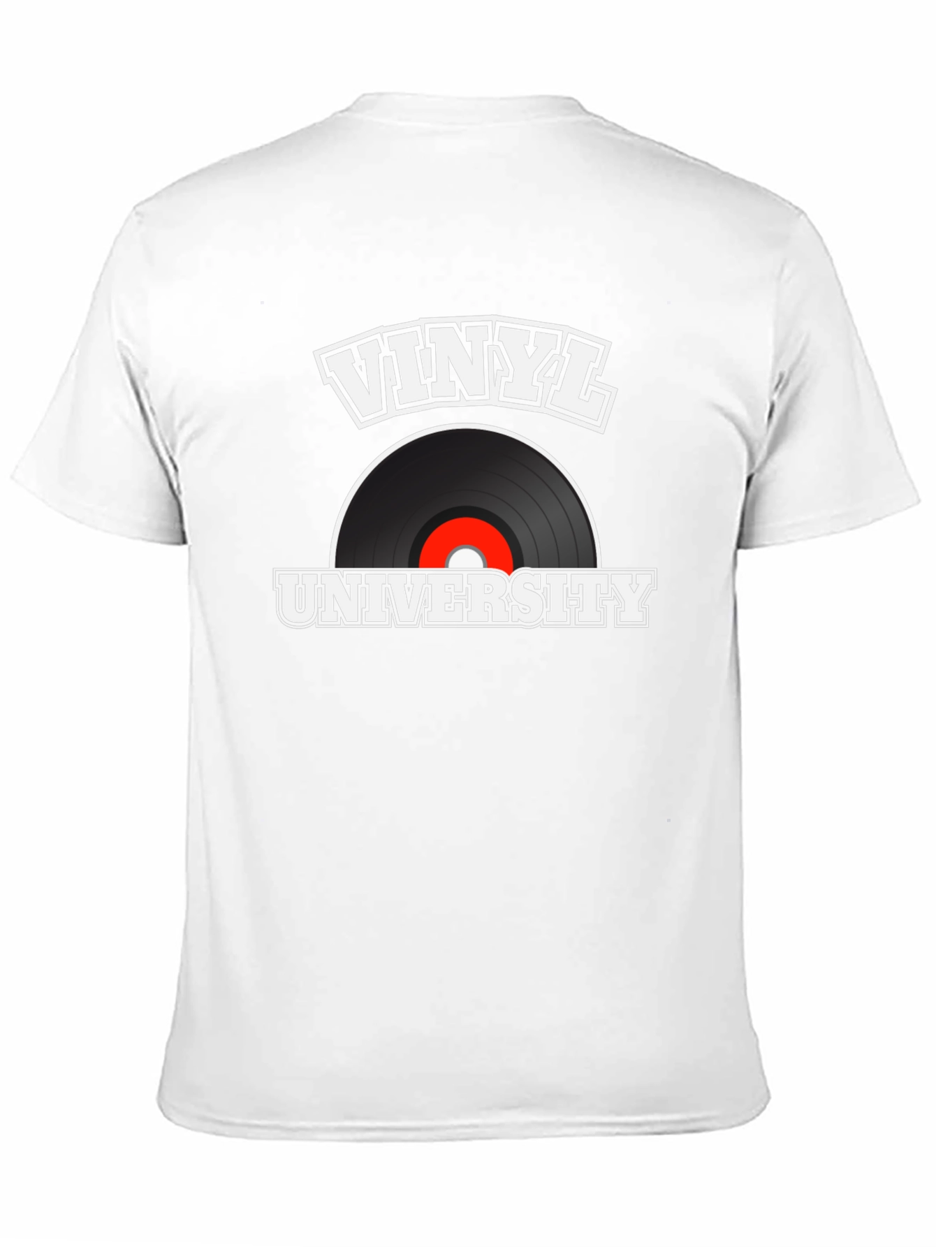 Black Vinyl University Black T-Shirt view 11