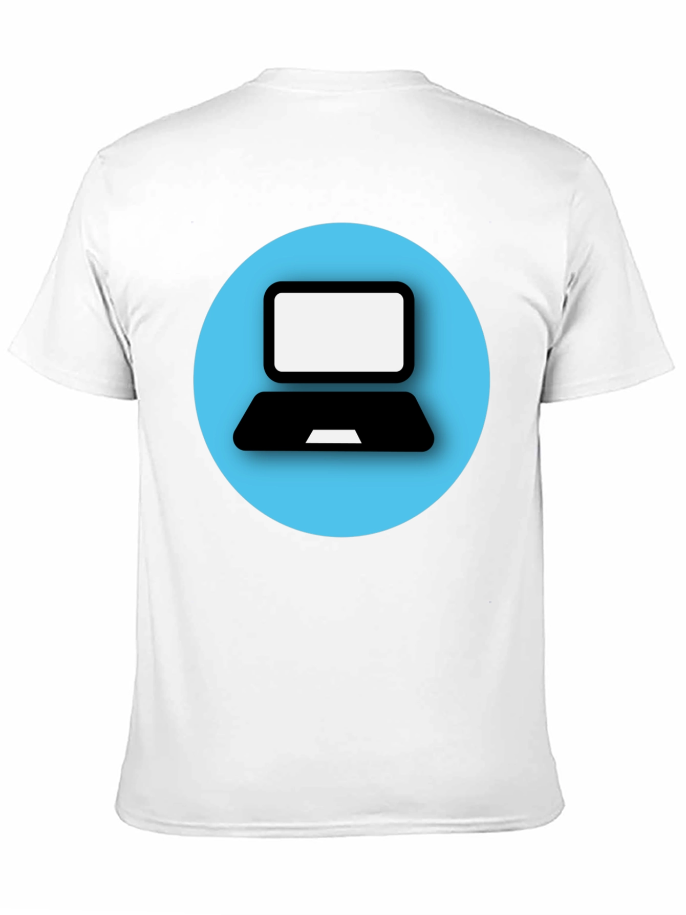 Black Laptop Graphic Tee - Tech Style T-Shirt view 11