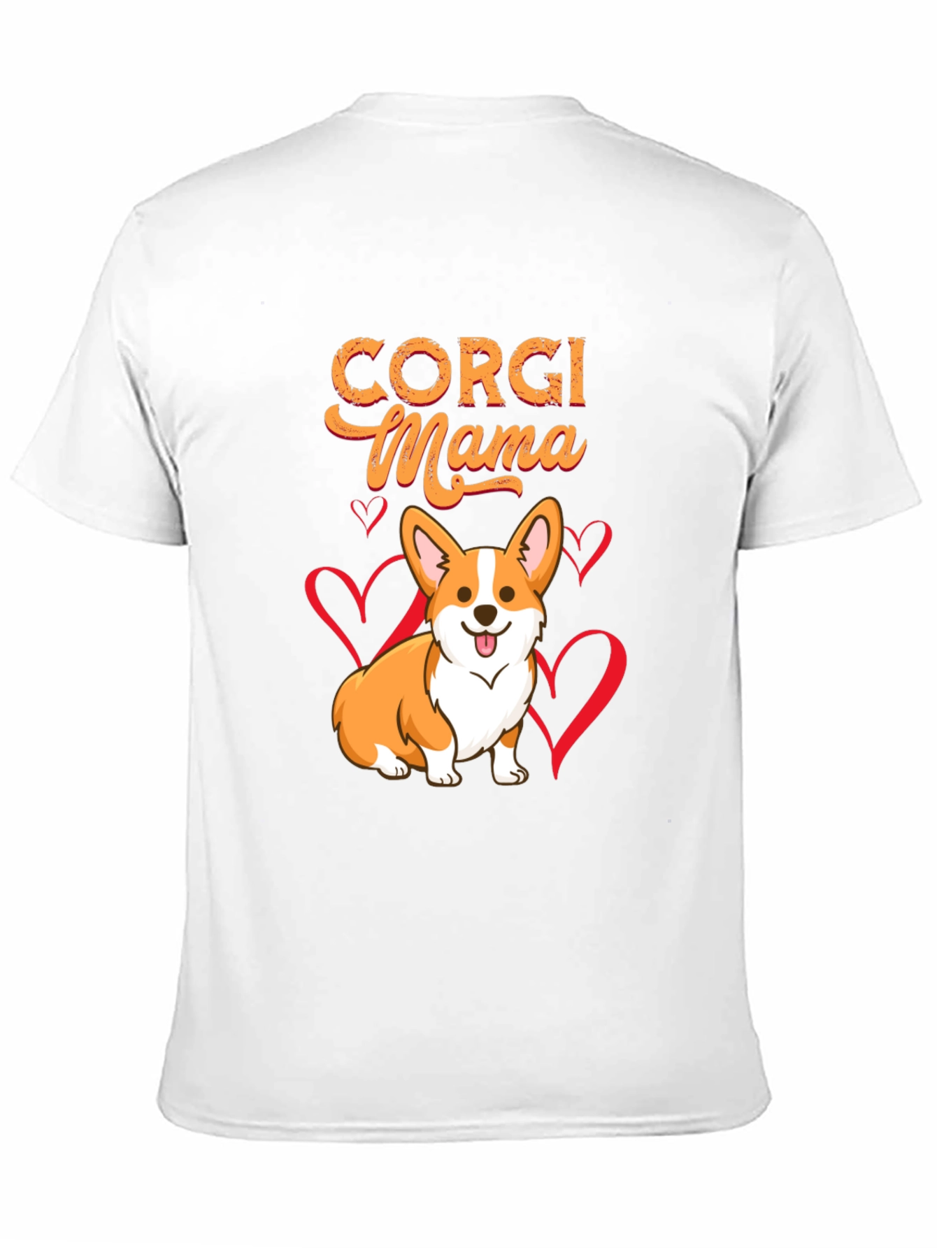 Black Corgi Mama Graphic T-Shirt - Dog Lover Tee view 11