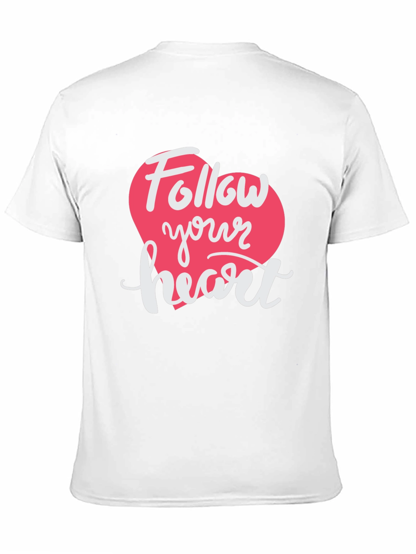 Black Follow Your Heart Black Graphic T-Shirt view 11