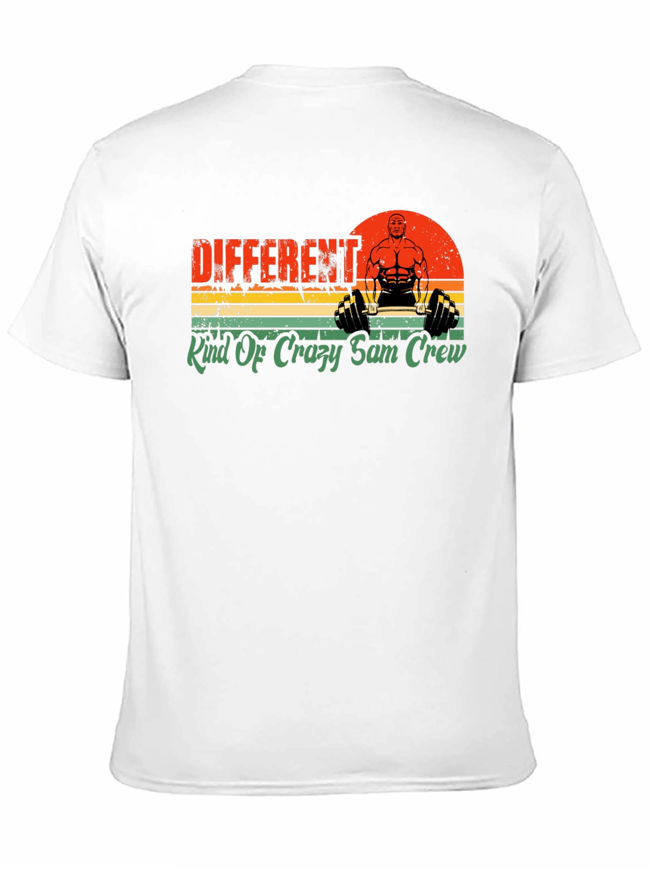 Black Different Kind Of Crazy Sam Crew T-Shirt view 11