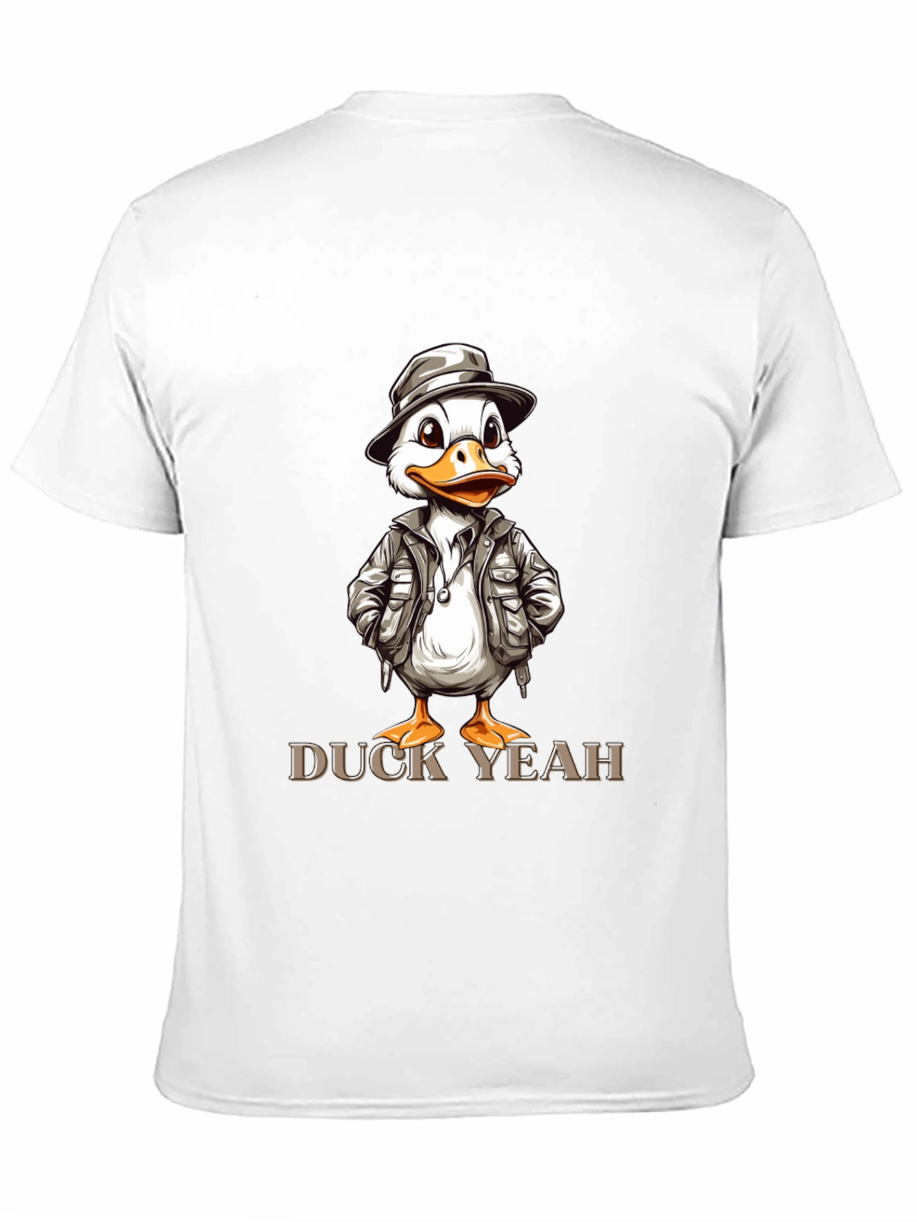 Black Duck Yeah T-Shirt - Cartoon Style view 11