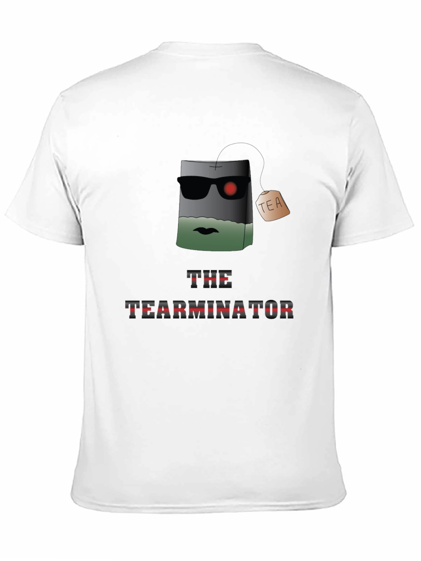 Black The TEARMINATOR Graphic T-Shirt - Funny Tea Lover Tee view 11