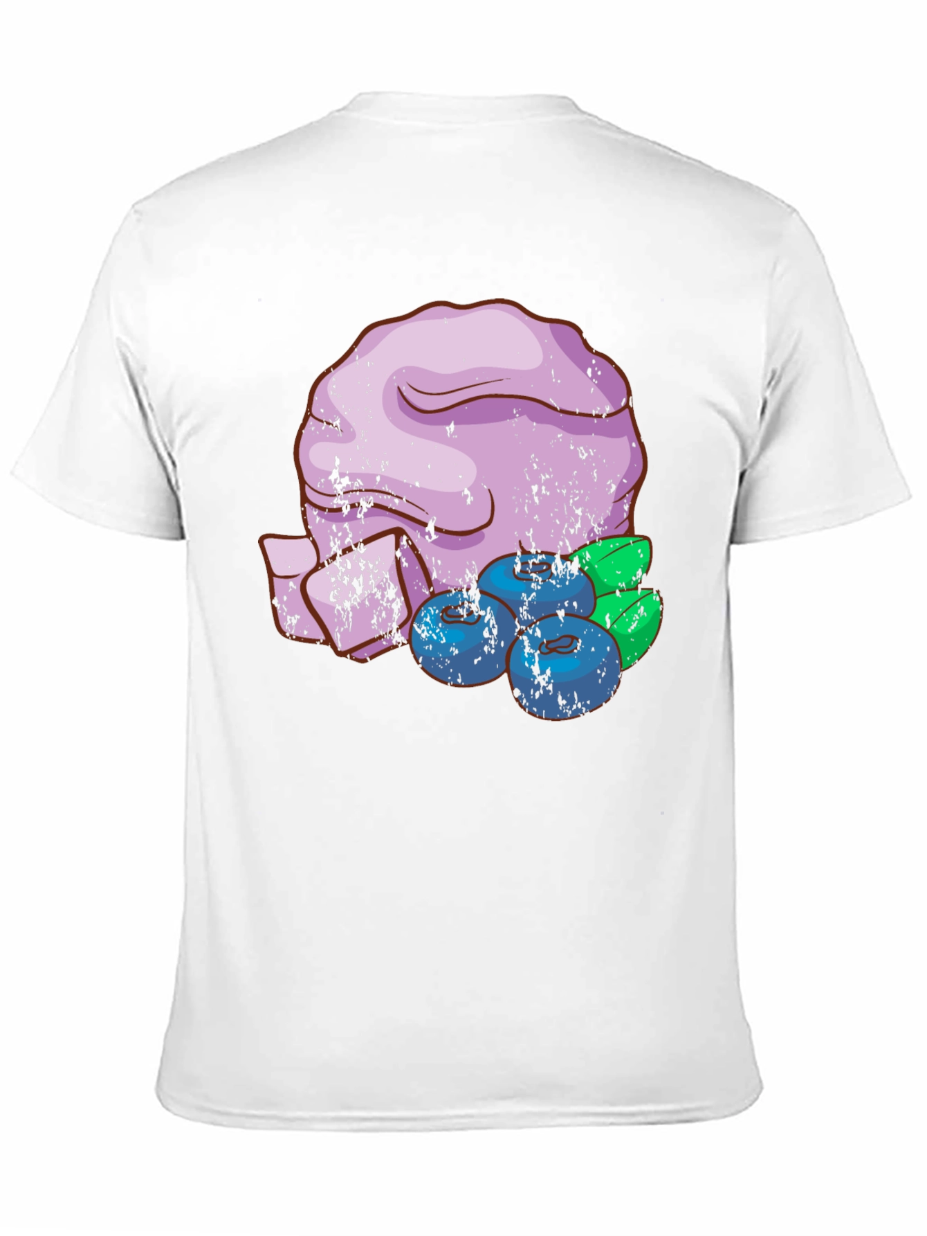 Black Blueberry Dessert T-Shirt - Unique Graphic Tee view 11